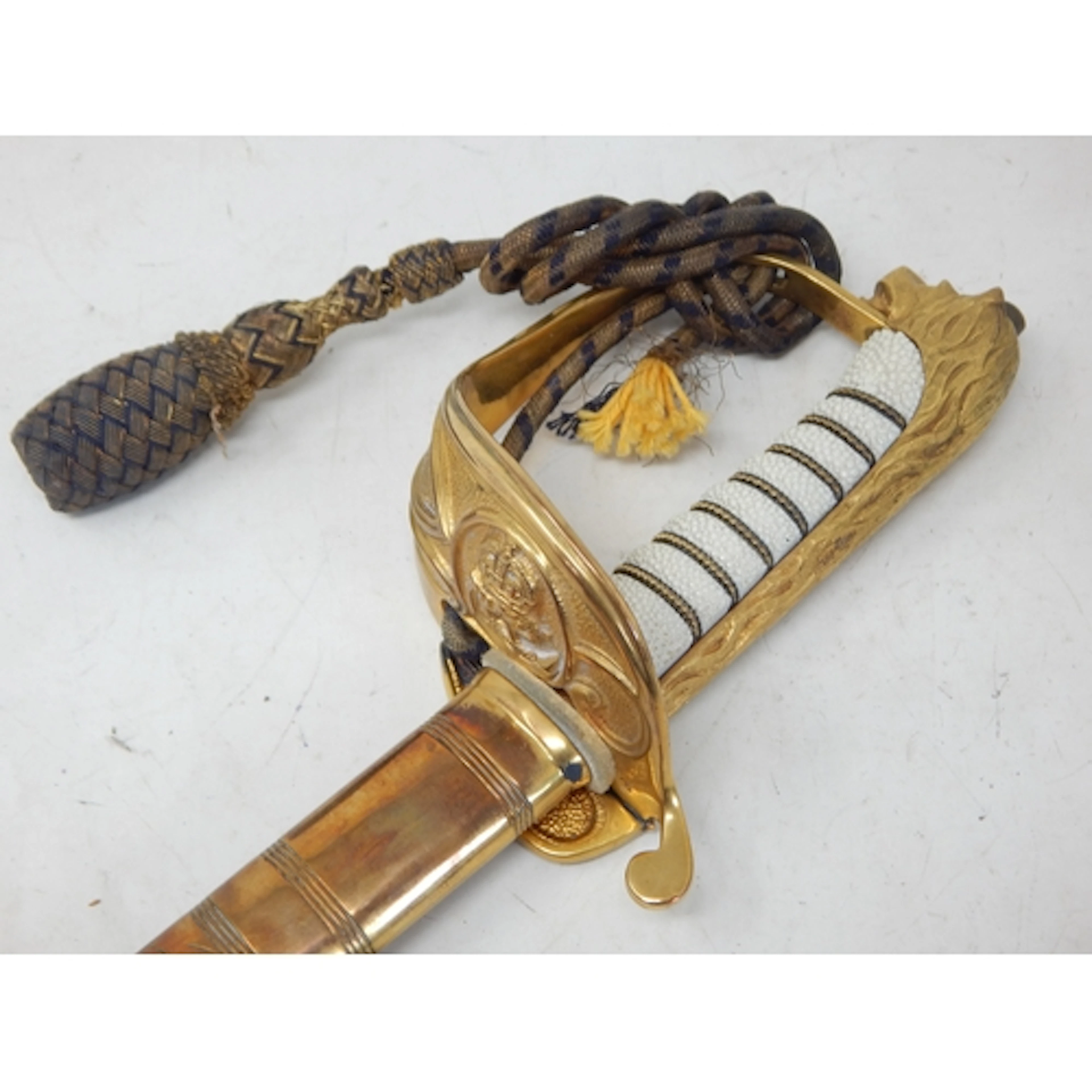 1827 Pattern Royal Navy Officers Sword with Crowned Fouled A...