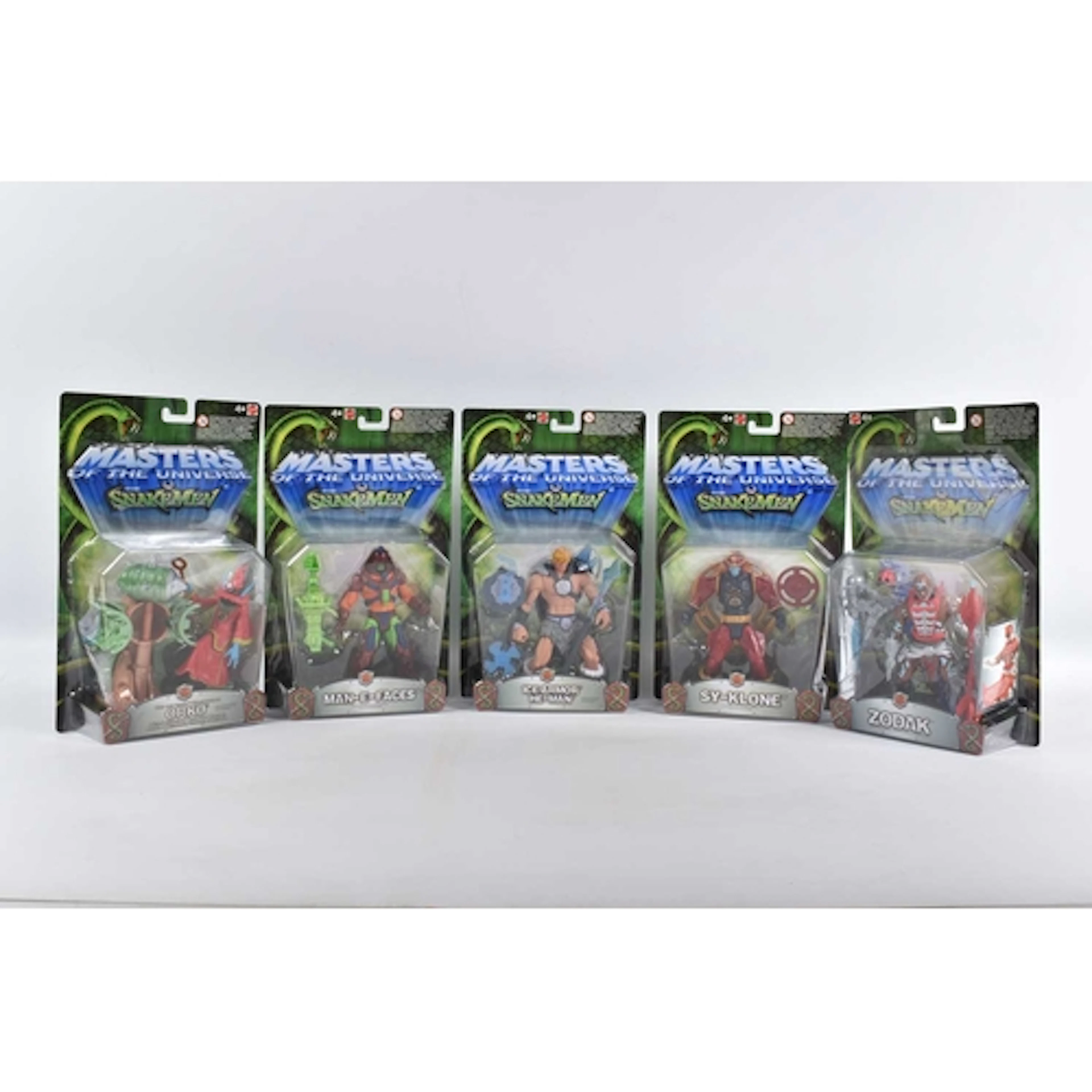 FIVE CARDED MATTEL MASTERS OF THE UNIVERSE VS THE SNAKEMEN F...