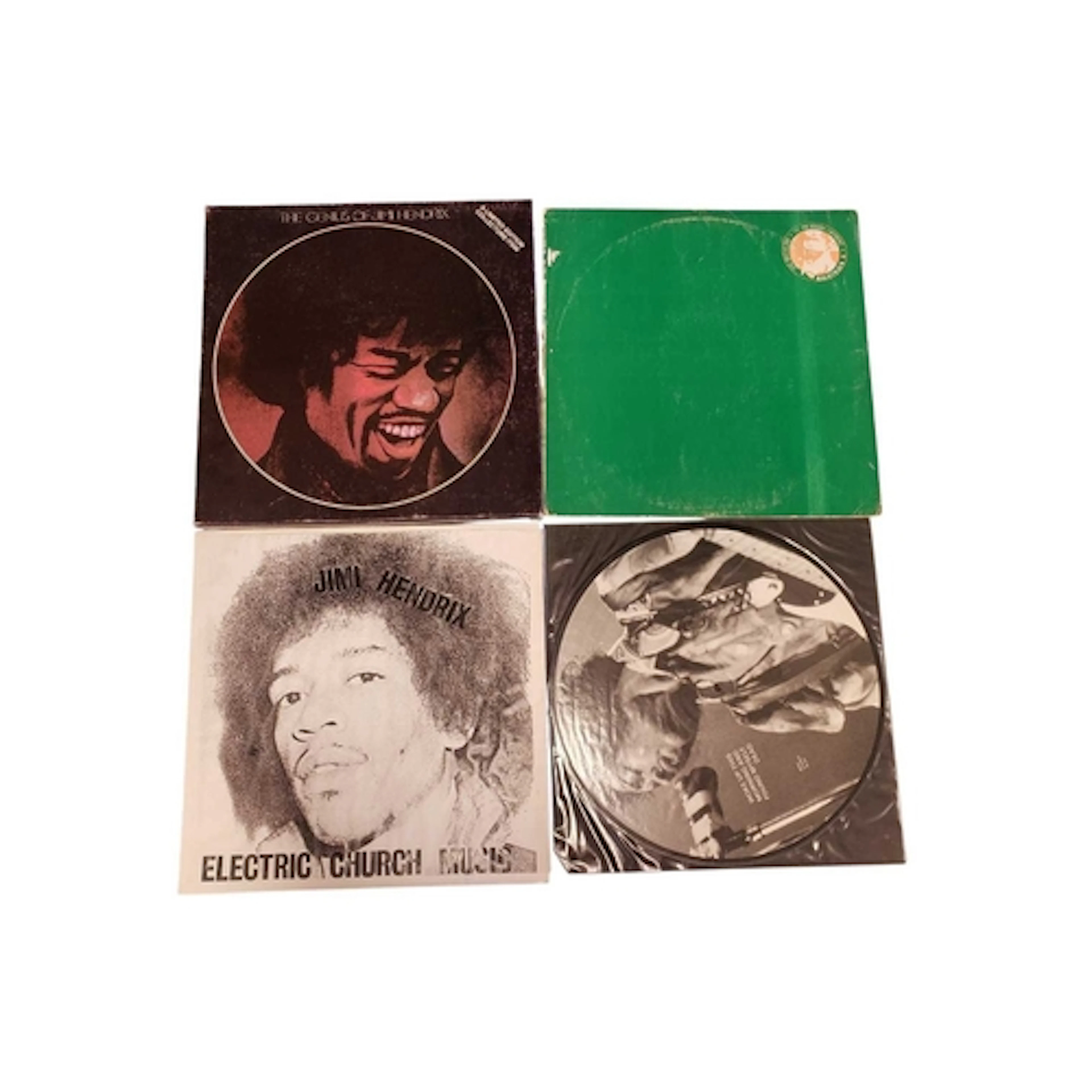 Jimi Hendrix - Four vintage late 20th century LP vinyl recor...