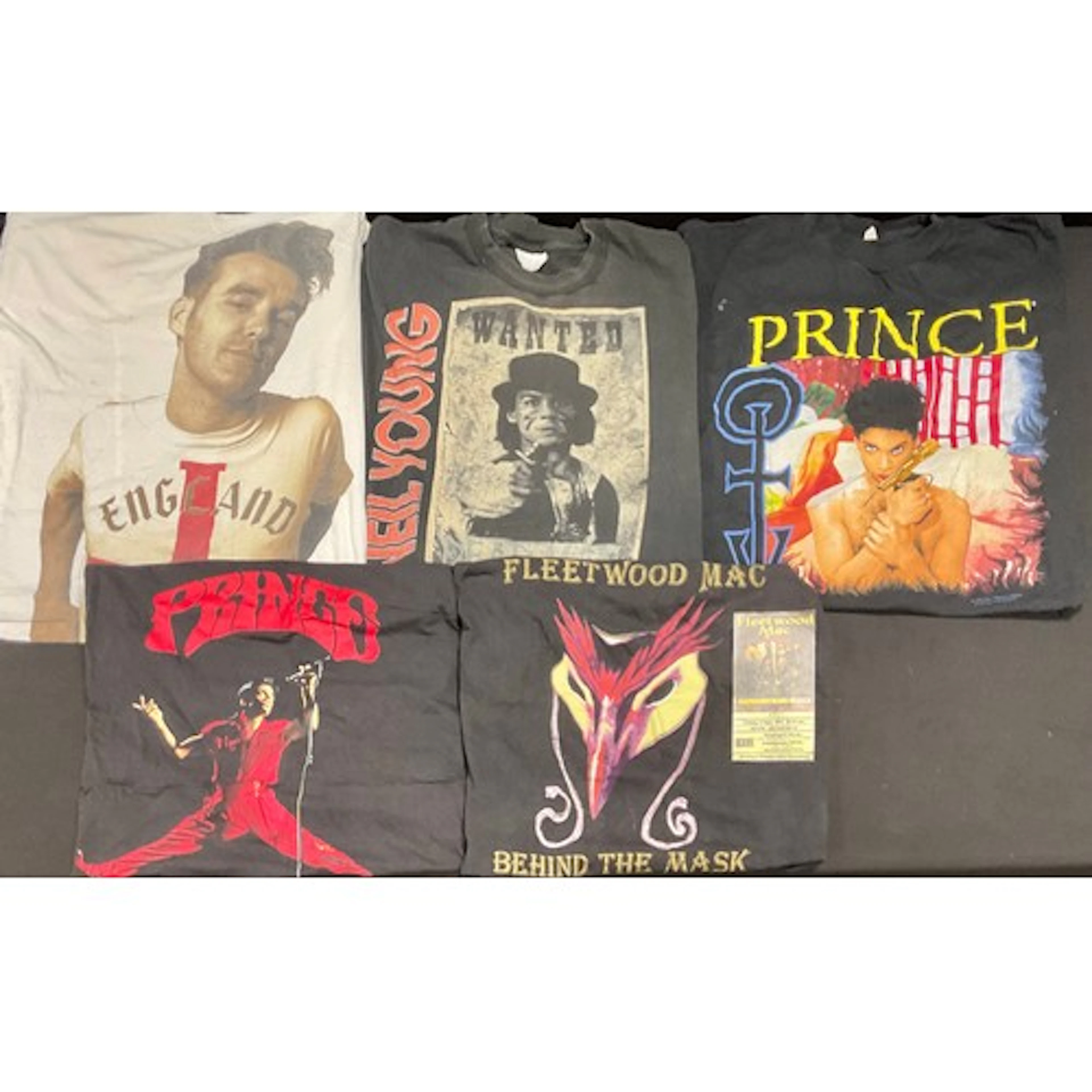 Music Memorabilia - original promotional band merchandise T-...