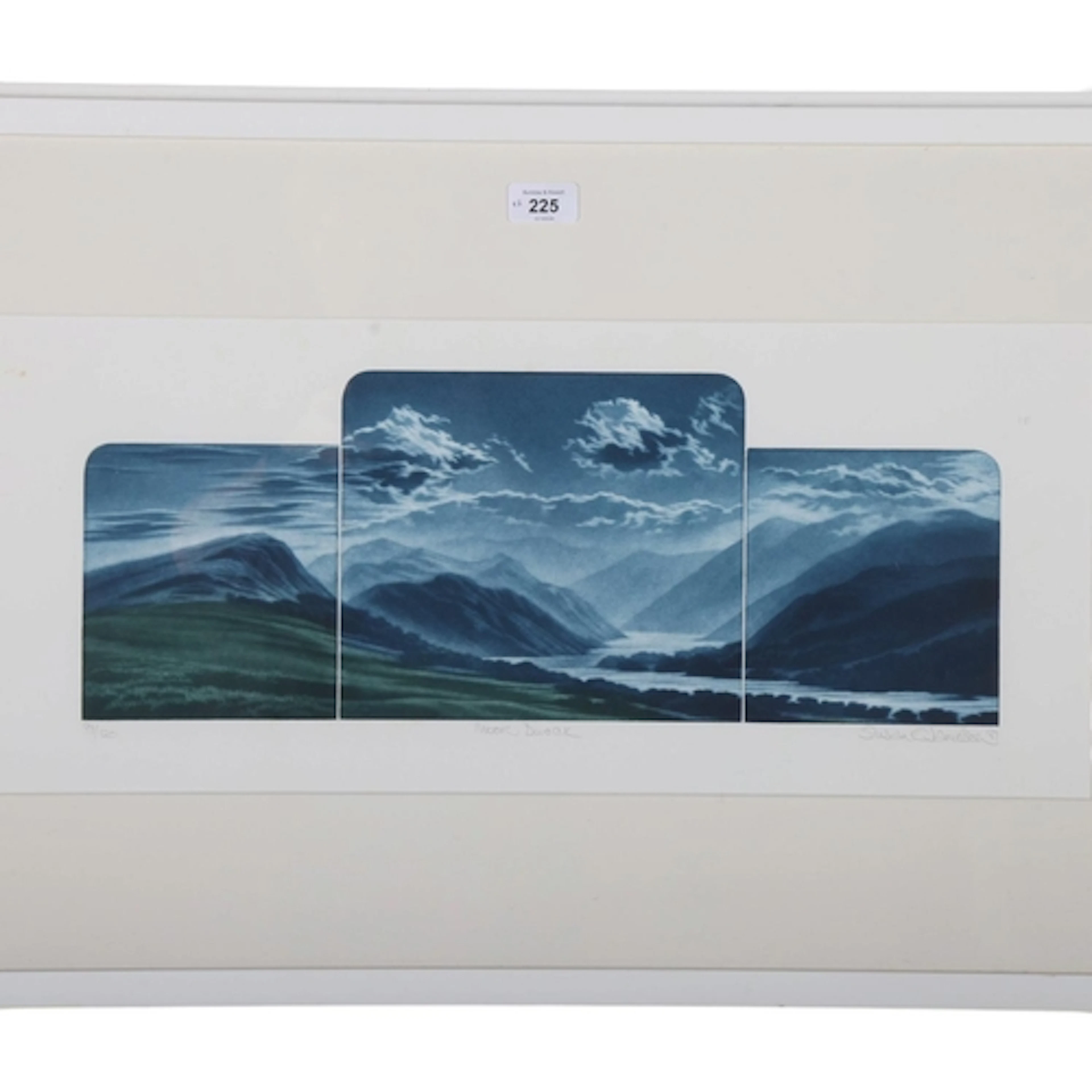 SUSAN E. JAMESON, two limited edition prints, "Cat Bells" n...