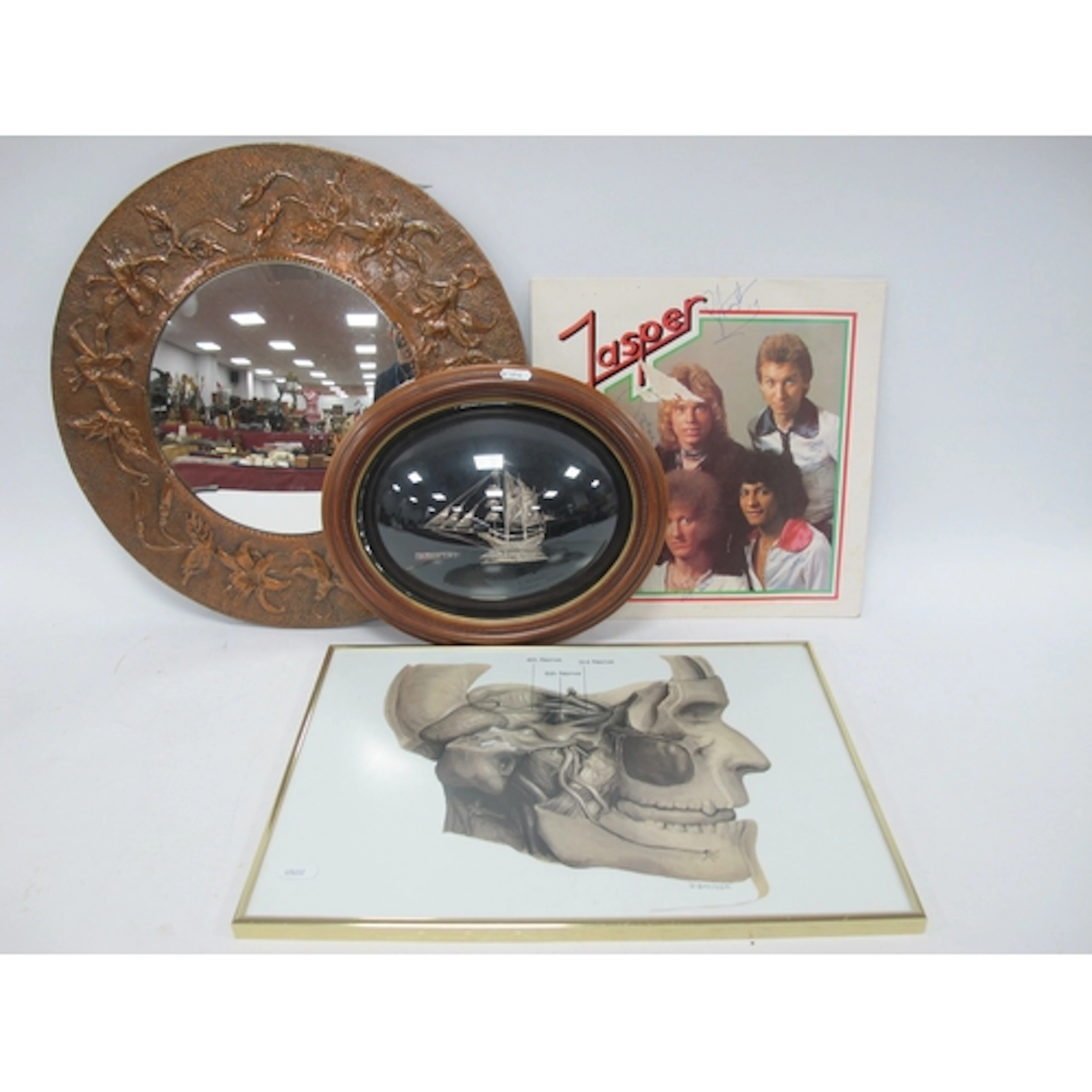 A Collection of Miscellaneous, including a framed 925 silver...