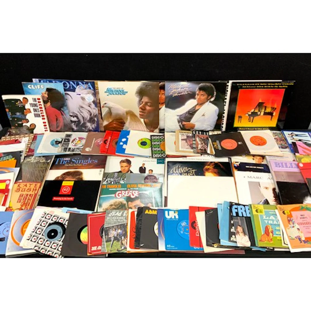 Vinyl Records - LPs and singles inc Michael Jackson, Thrille...