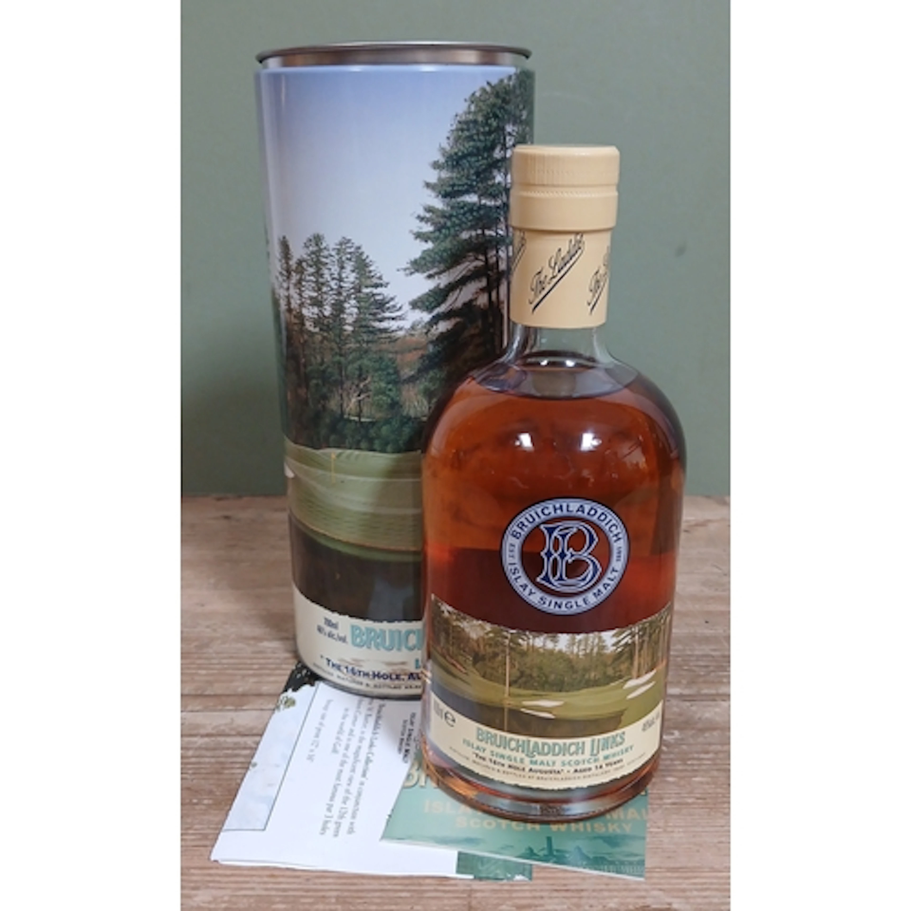 Bruichladdich Links "The 16th Hole, Augusta" 14 year old sin...