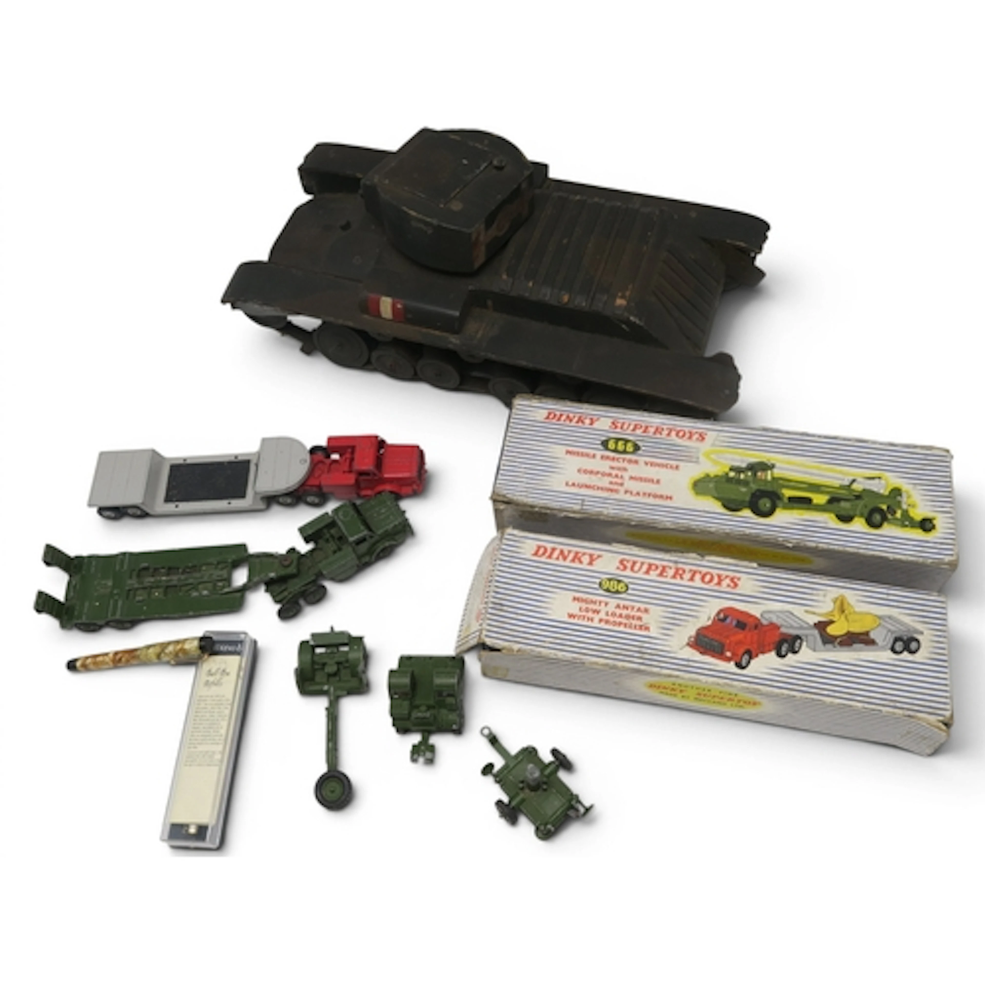 A Dinky Supertoys 986 Mighty Antar Low Loader, with box, tho...