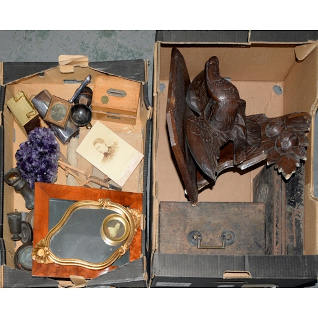 Miscellaneous Victorian and later bygones, to include a Blac...
