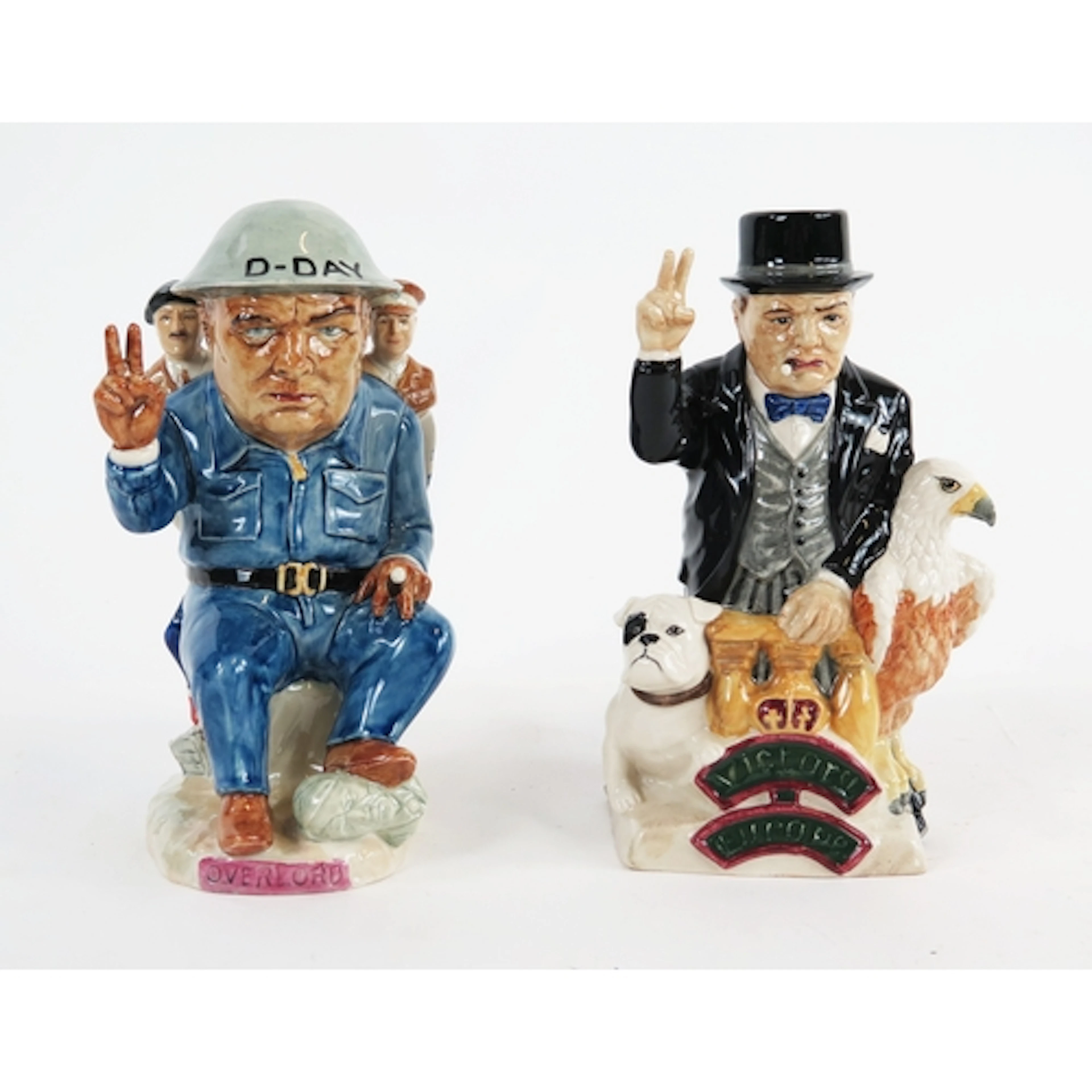 Kevin Francis - two commemorative ceramic Toby Jugs to inclu...