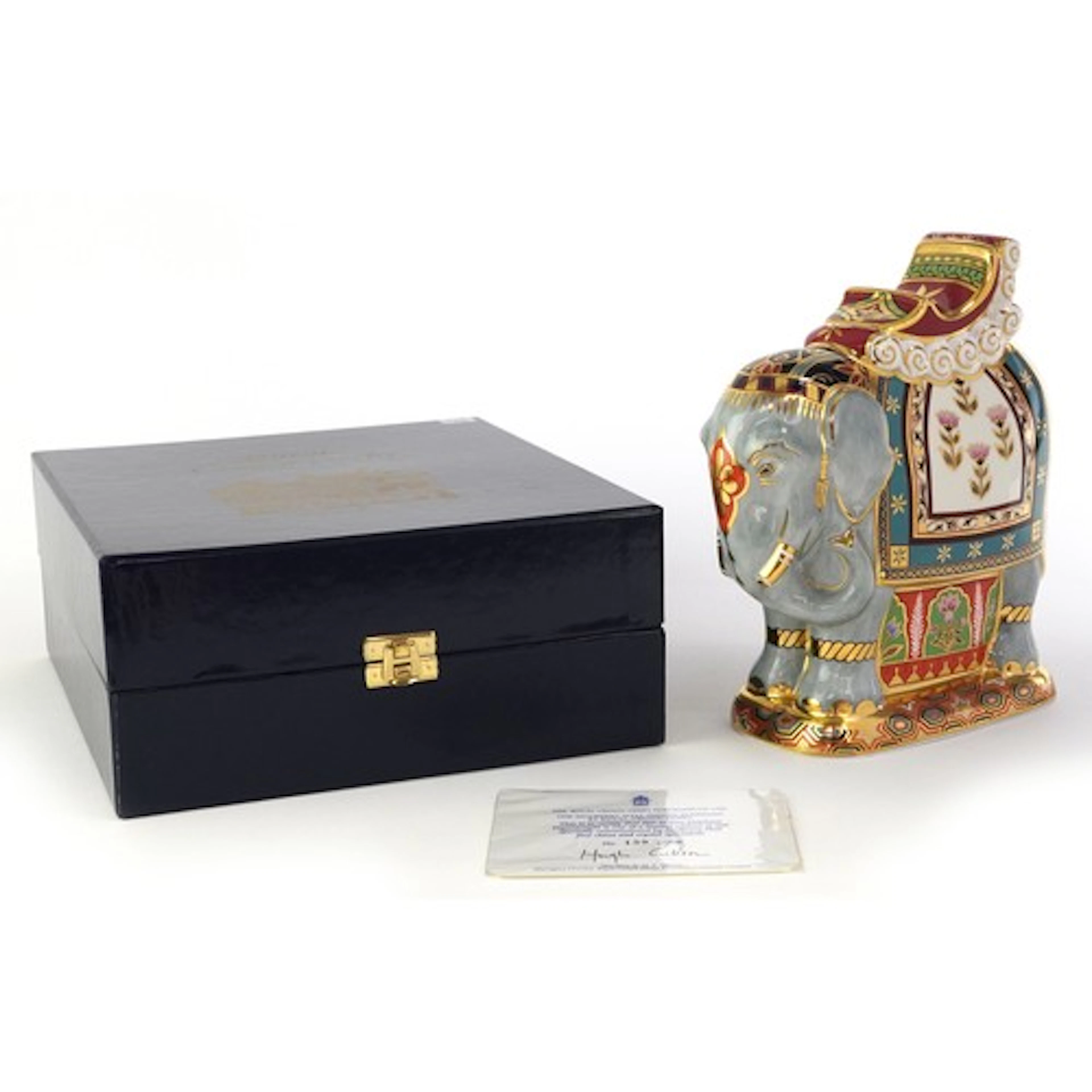Royal Crown Derby Mulberry Hall Indian Elephant, editioned 1...