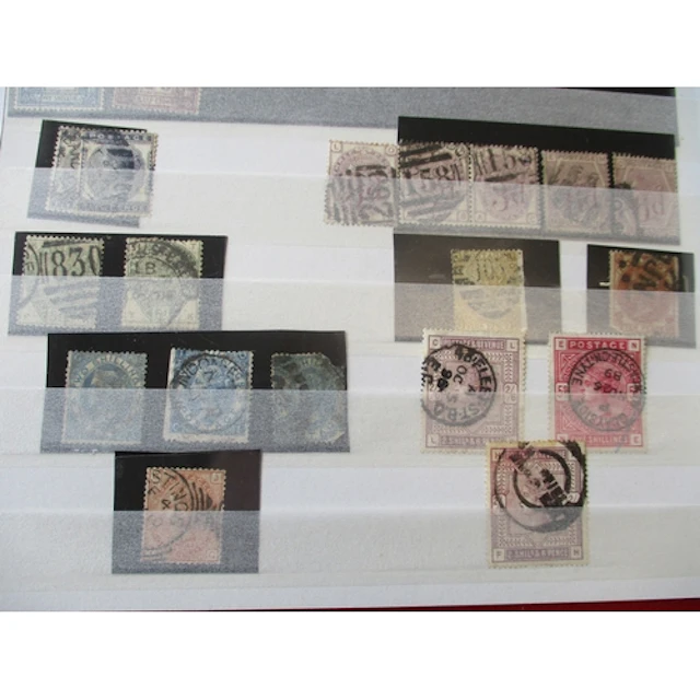 QV-QEII. Largely U single stockbook, incl better SP QV with ...