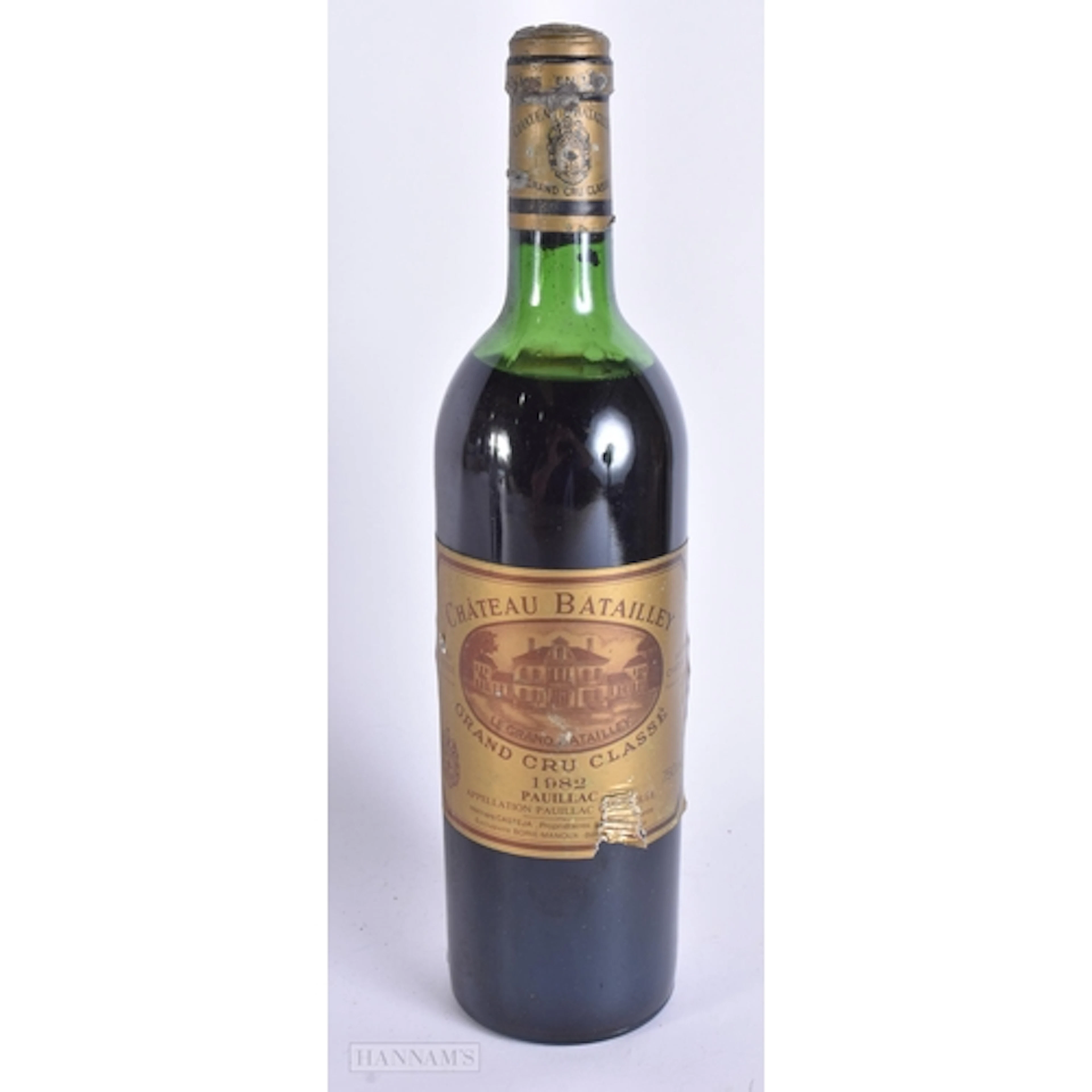 1982 CHATEAU BATAILLEY 5TH GROWTH GRAND CRU. BORDEAUX. 750ML...
