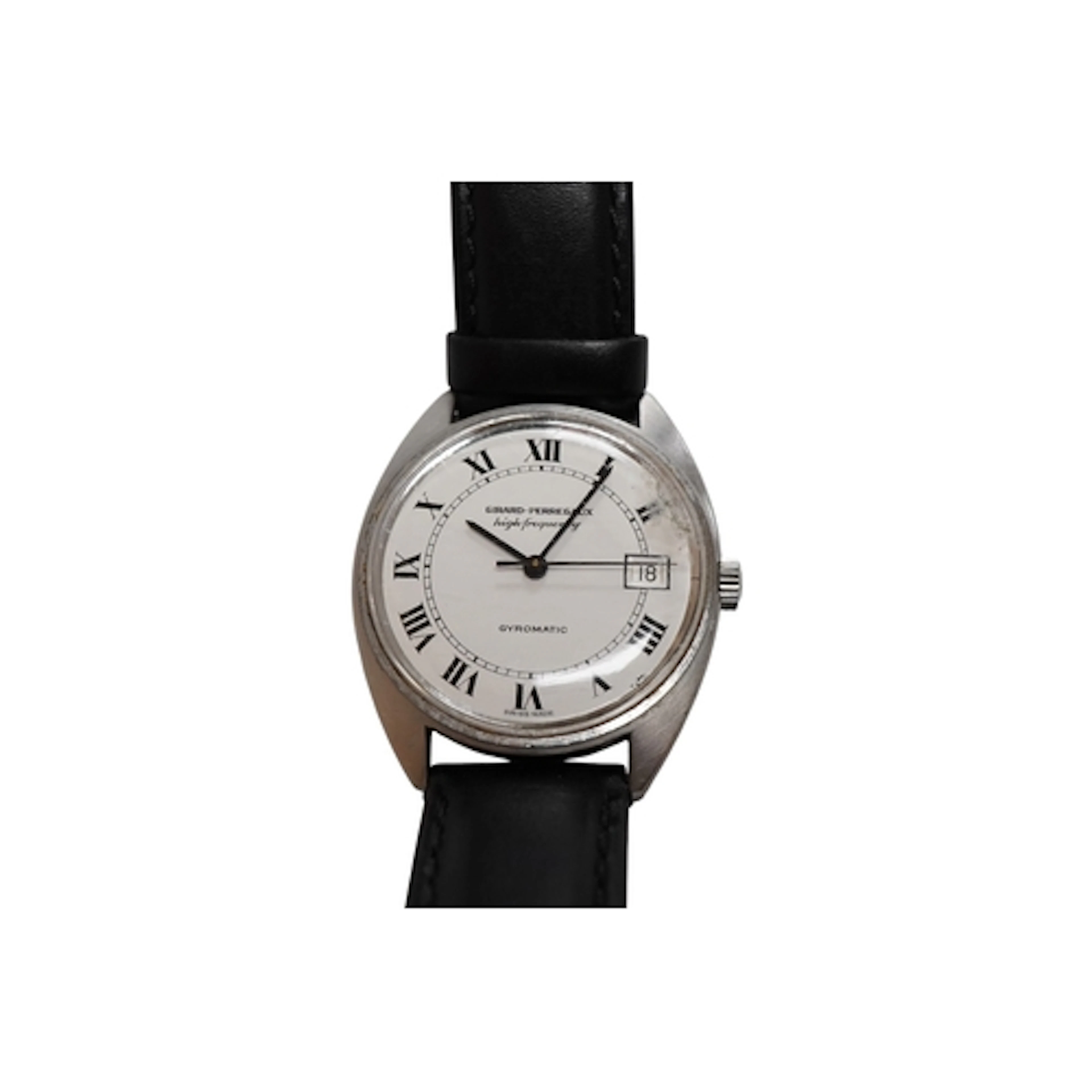A gentleman's stainless steel Girard Perregaux High Frequenc...