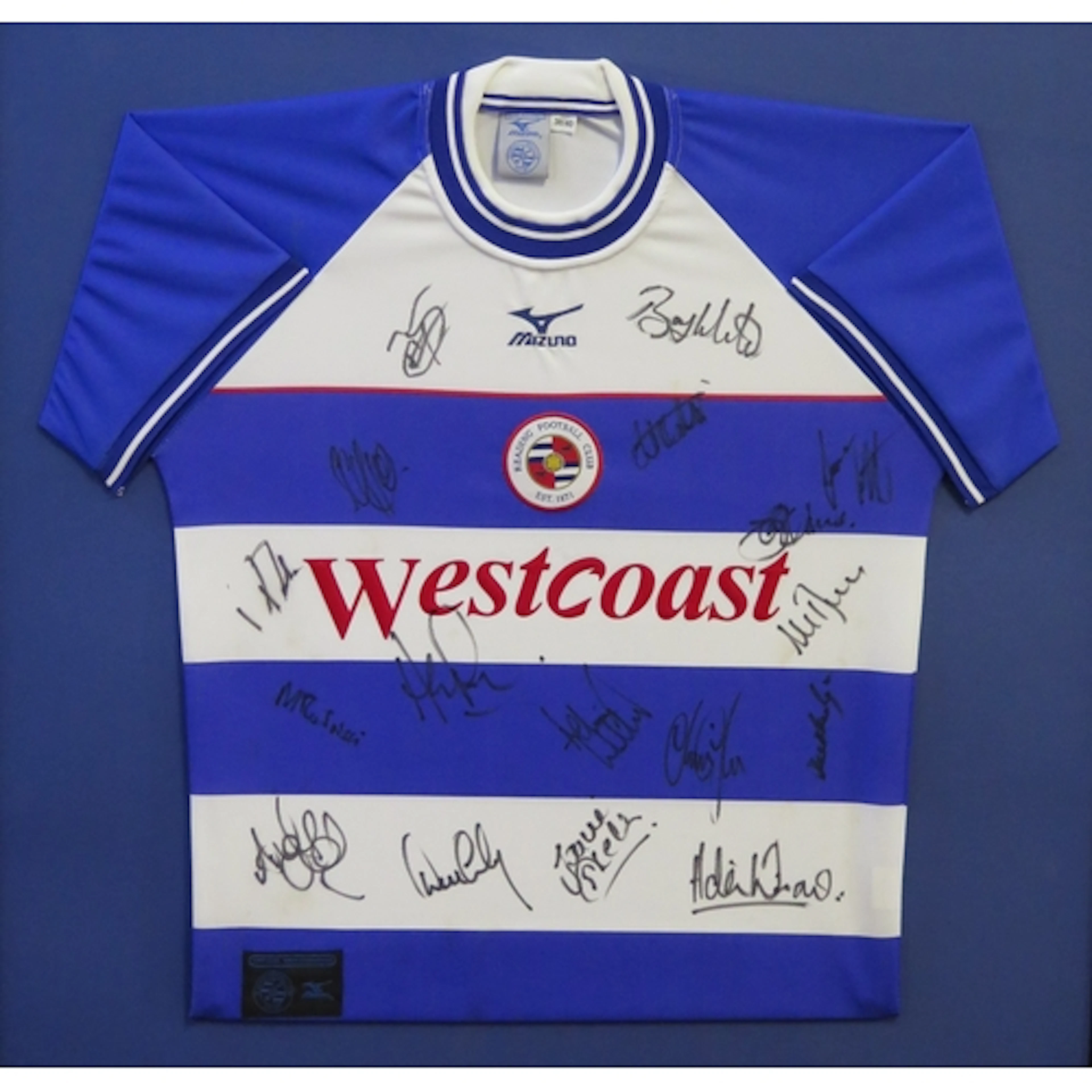 Reading Football Club a signed shirt , 1999/2000 season, mou...