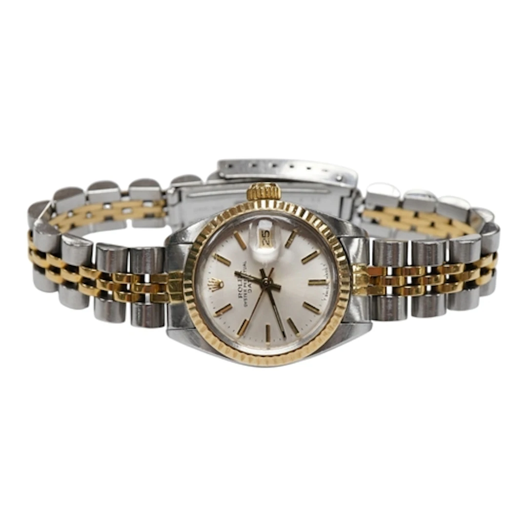 A lady's early 1980's steel and gold Rolex Oyster Perpetual ...