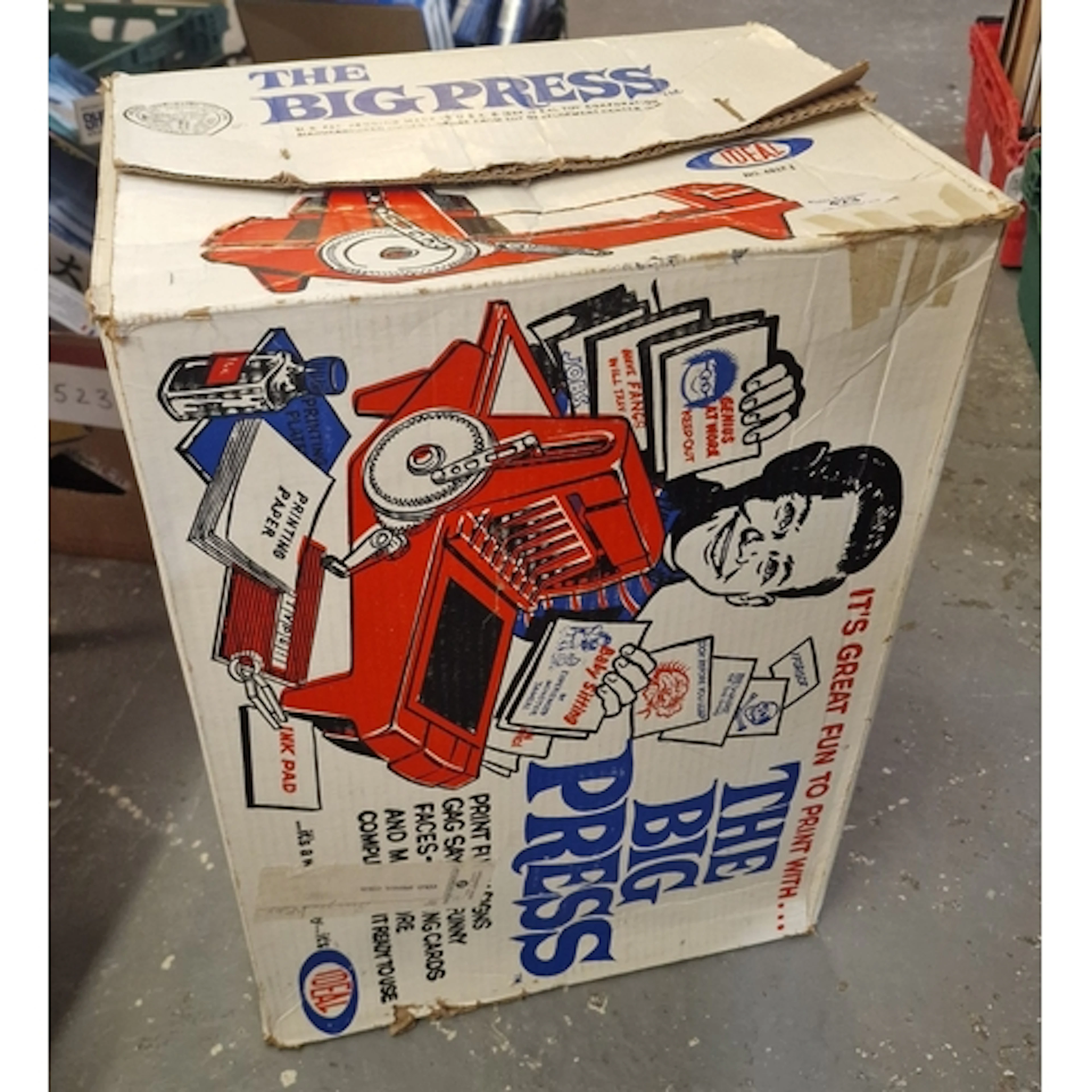 Vintage Ideal Toy Printing Set. In original box. (B.P. 21% +...