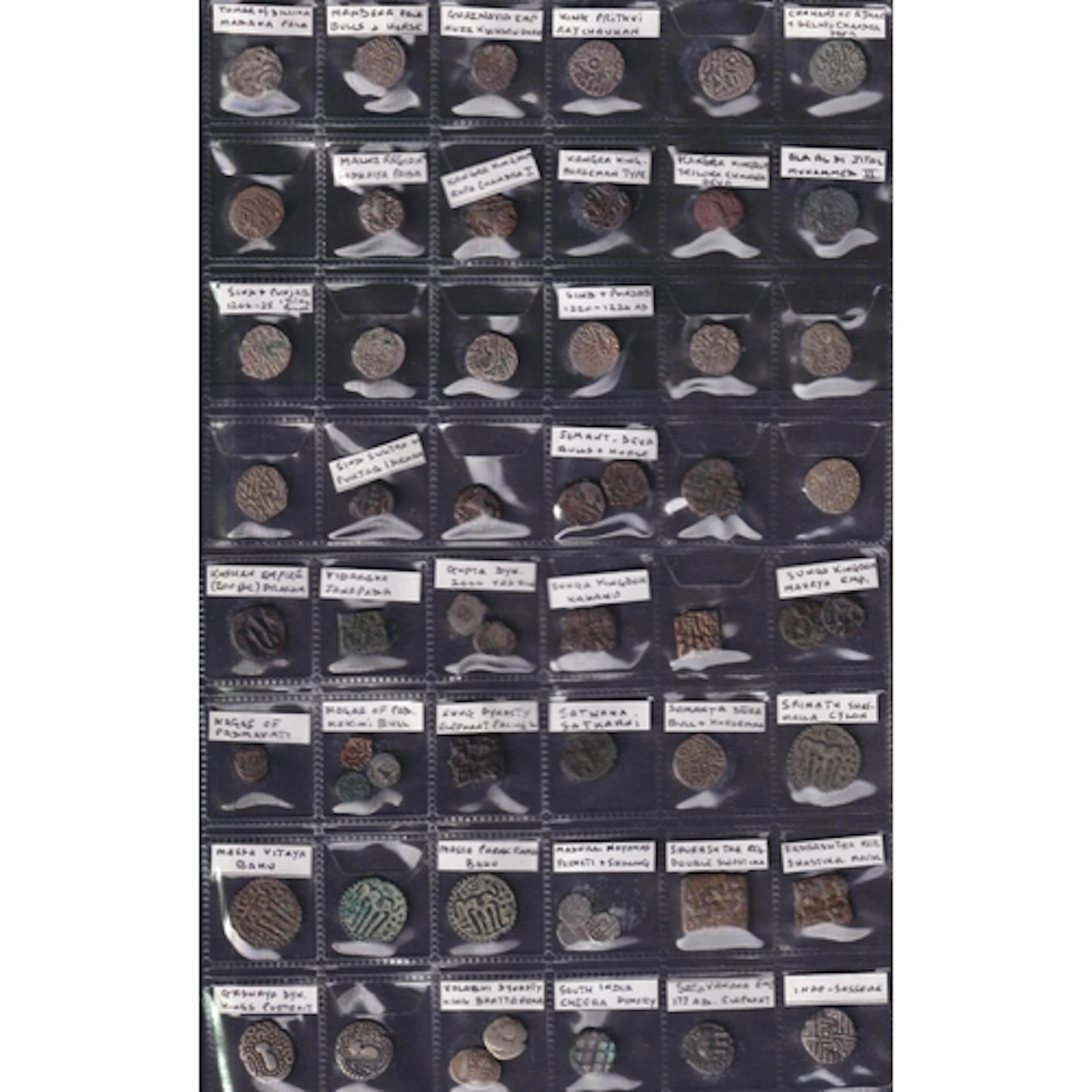 A group of 70 coins from the ancient Indo-Greek states and s...