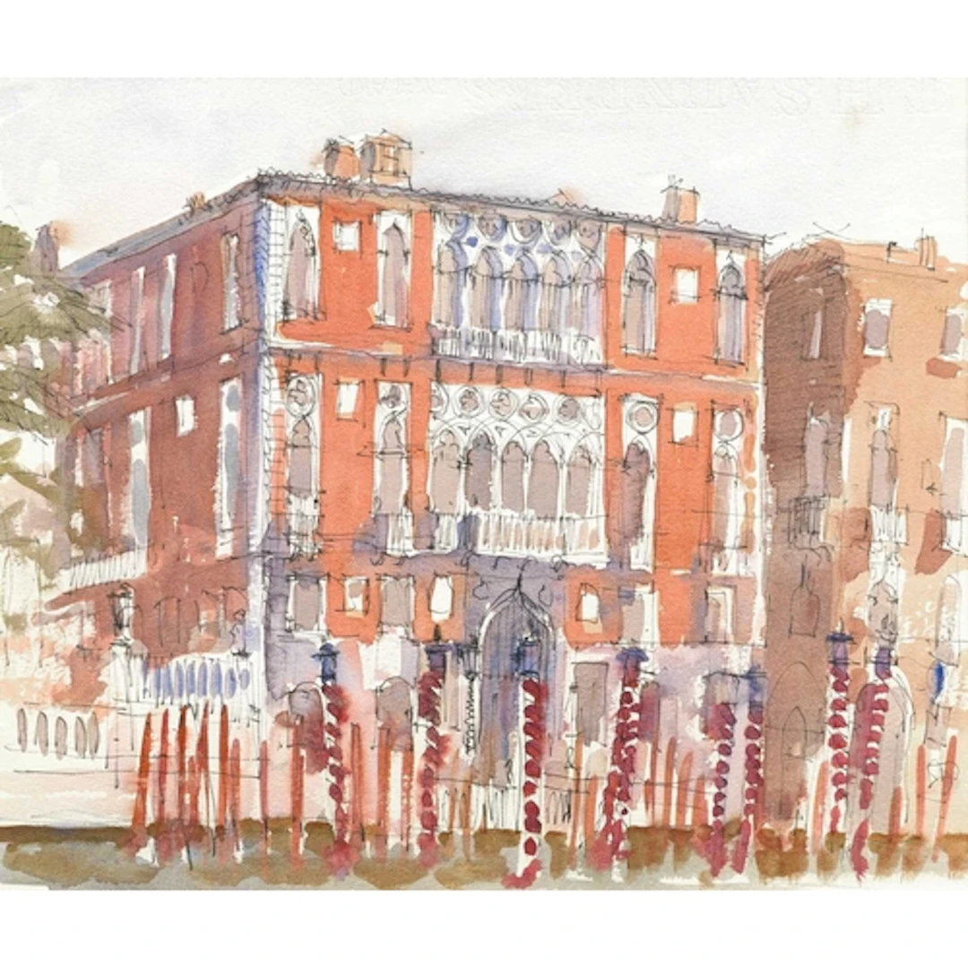 § John MILLER (1931-2002) Palazzo Franchetti, Venice Waterco...