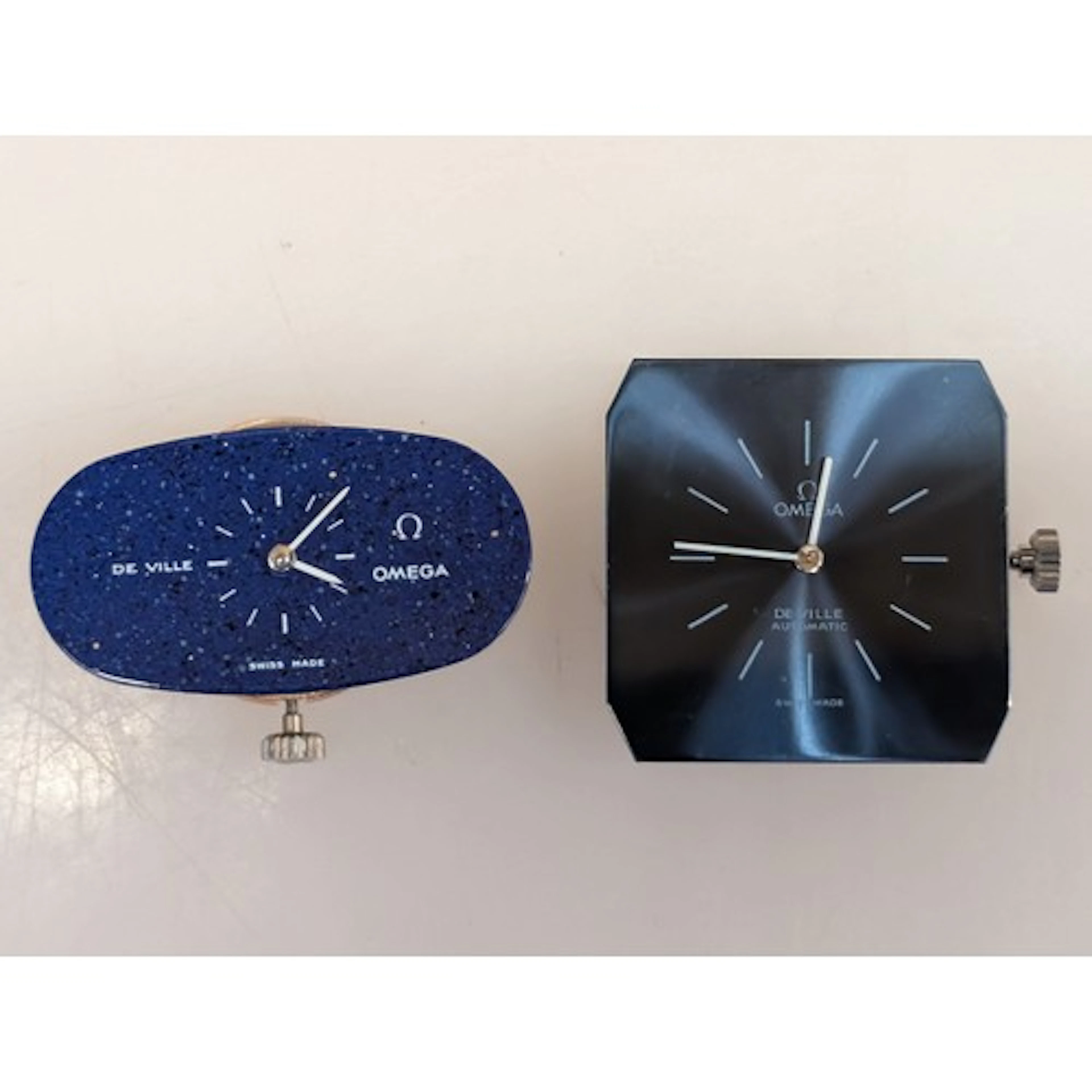 Omega De Ville oval blue Lapis Lazuli watch dial from the "J...