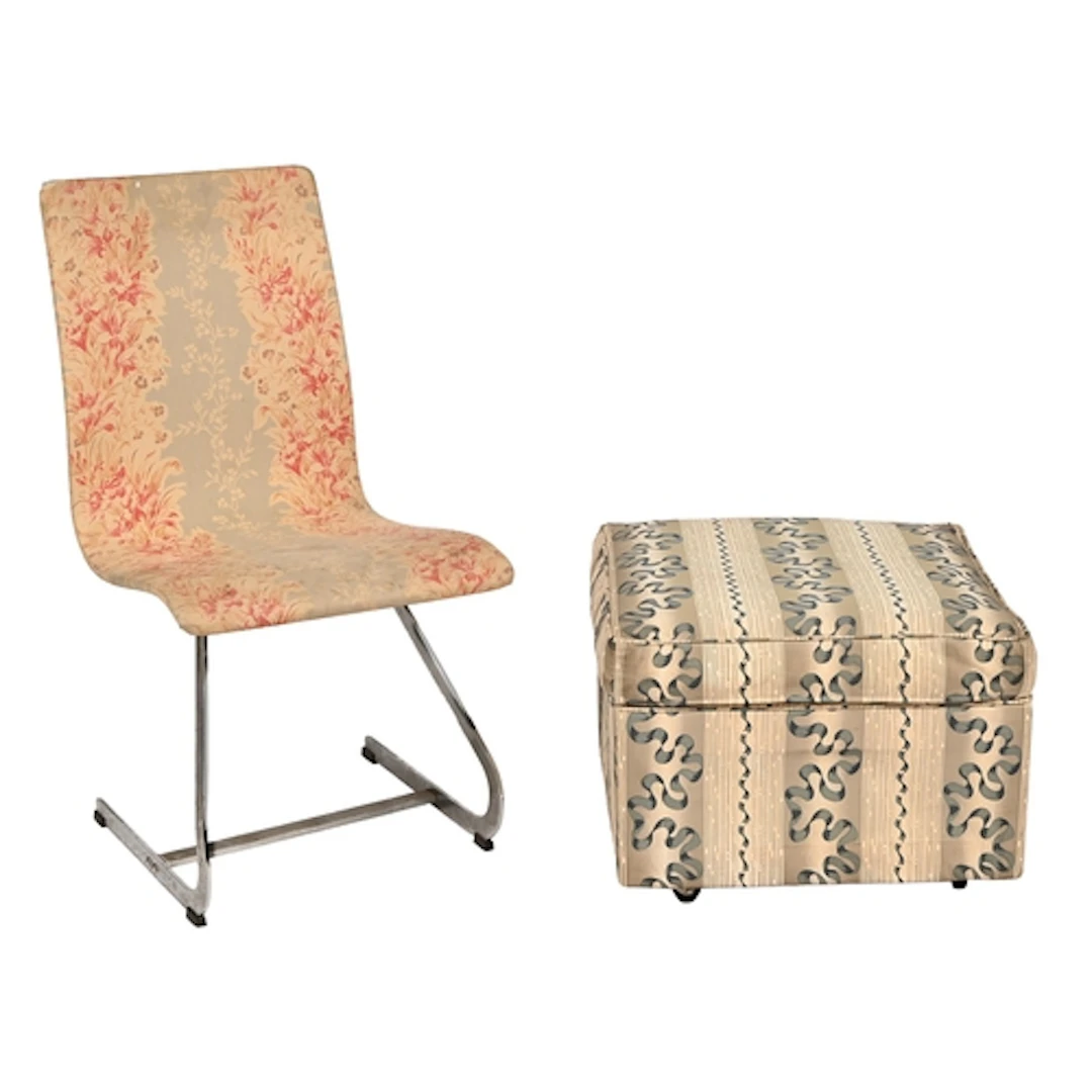 Richard Young for Merrow Associates. Chair, chromium plated ...
