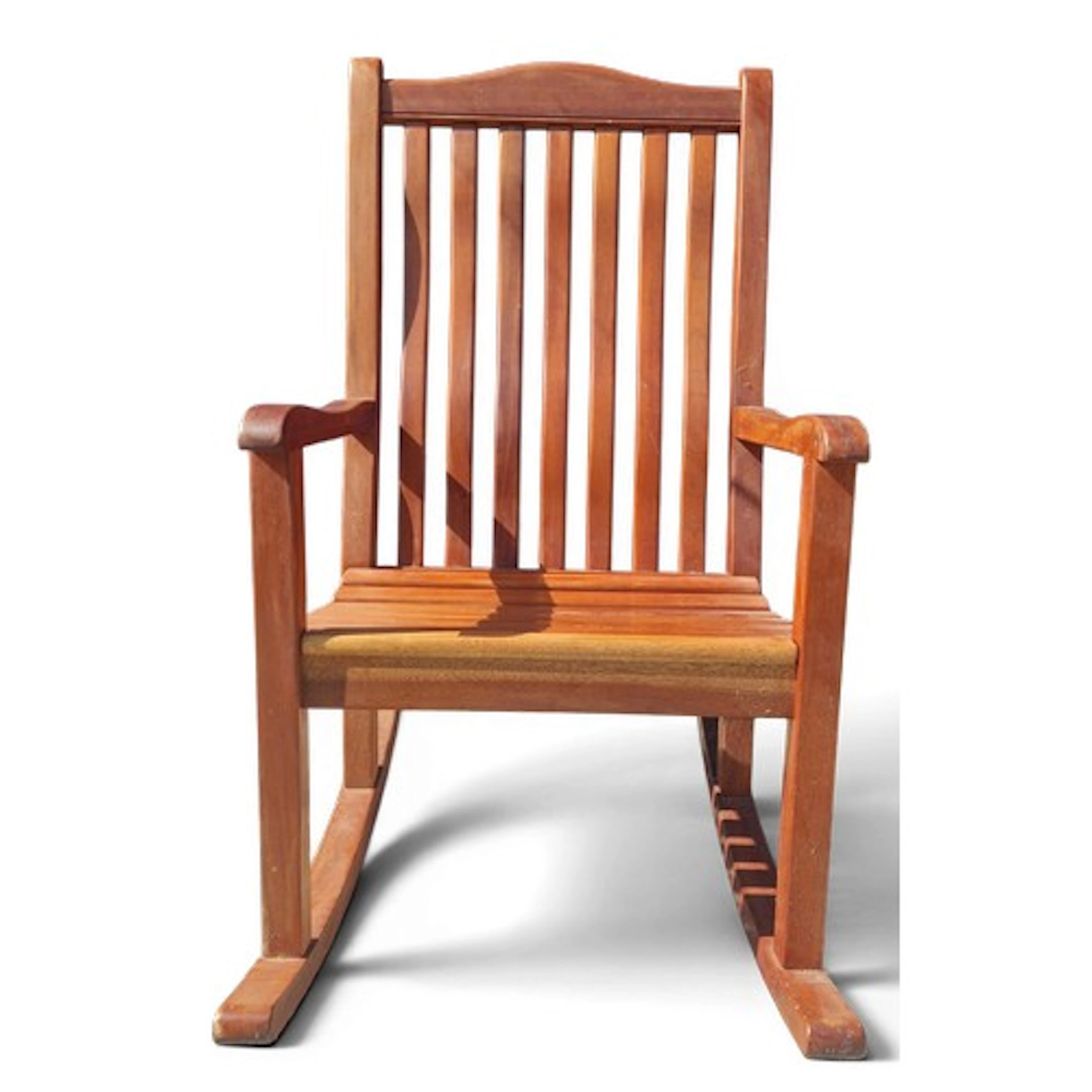 Alexander Rose hardwood slatted garden rocking chair, with h...