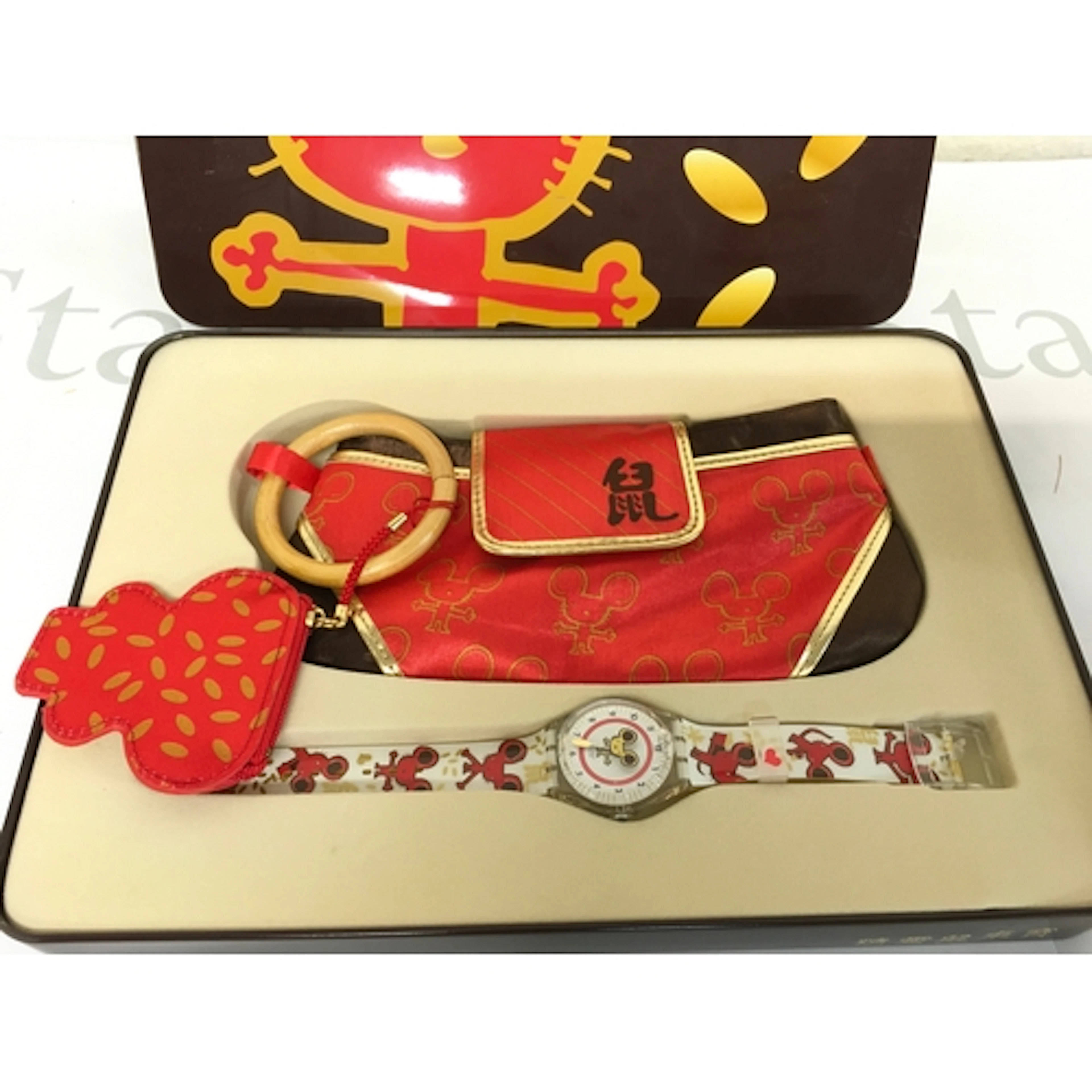 Swatch "Cute Rats" (GE201) watch set from 2008 features a th...