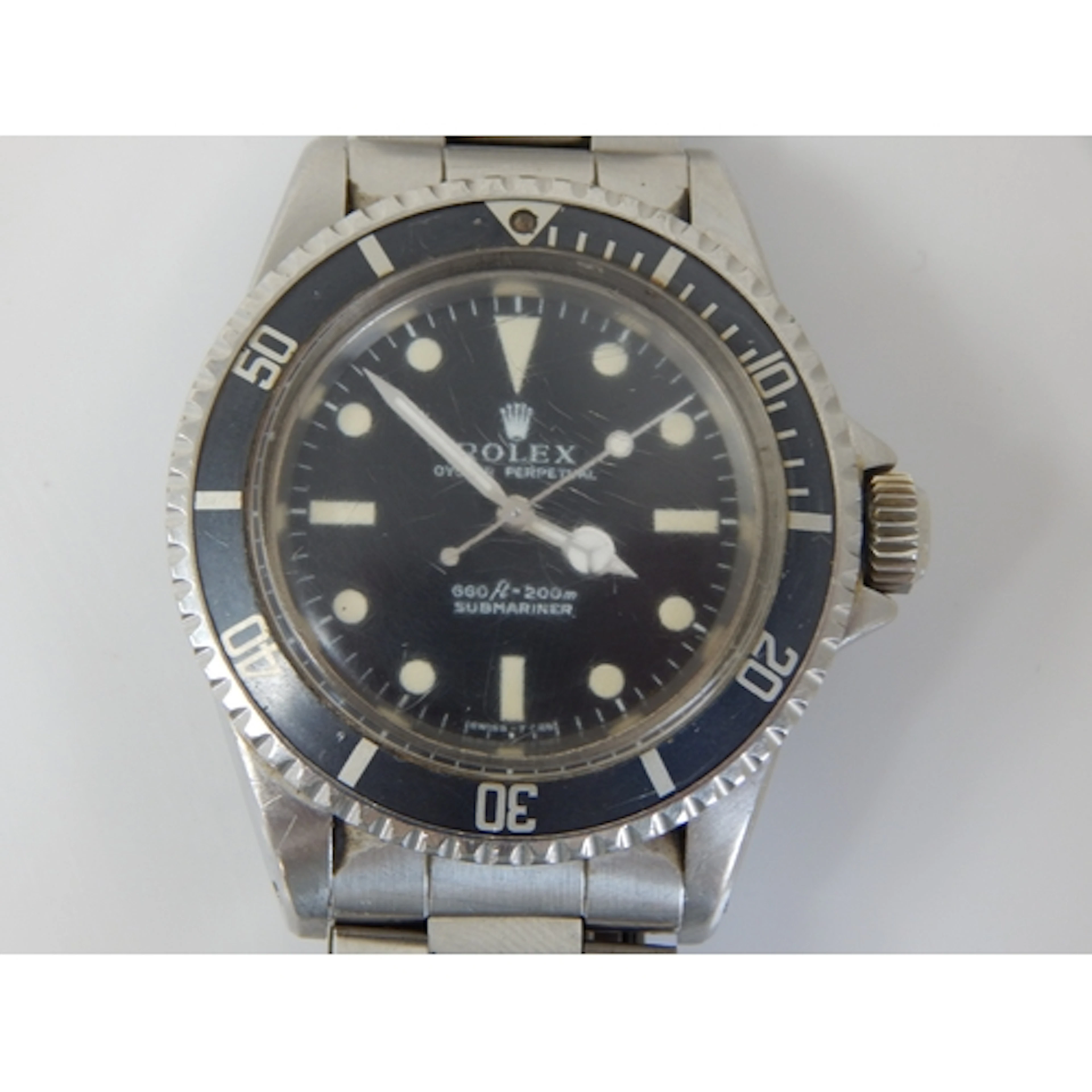 ROLEX: Gentleman's Vintage Rolex Submariner 1966: Serial No....