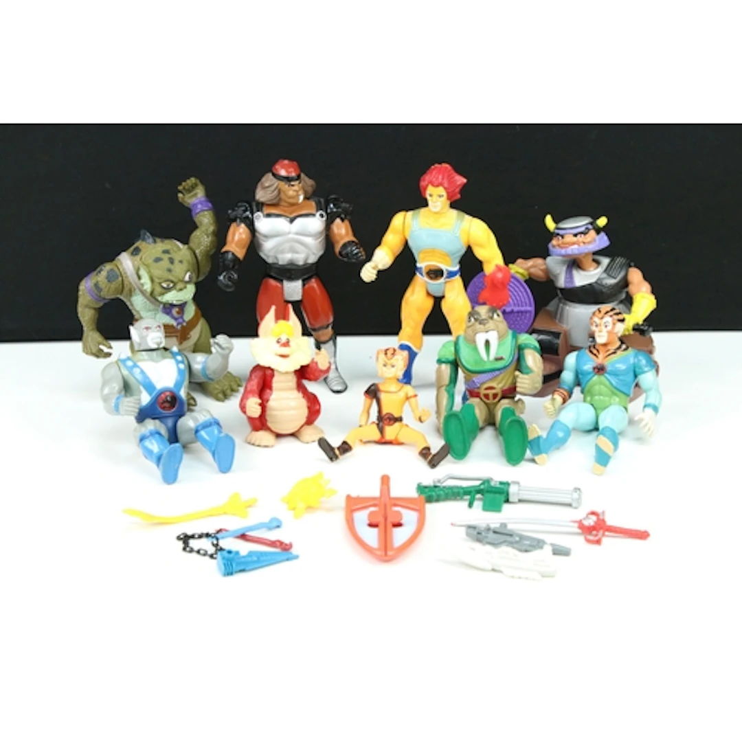 Thundercats - Nine original LJN Thundercats figures to inclu...