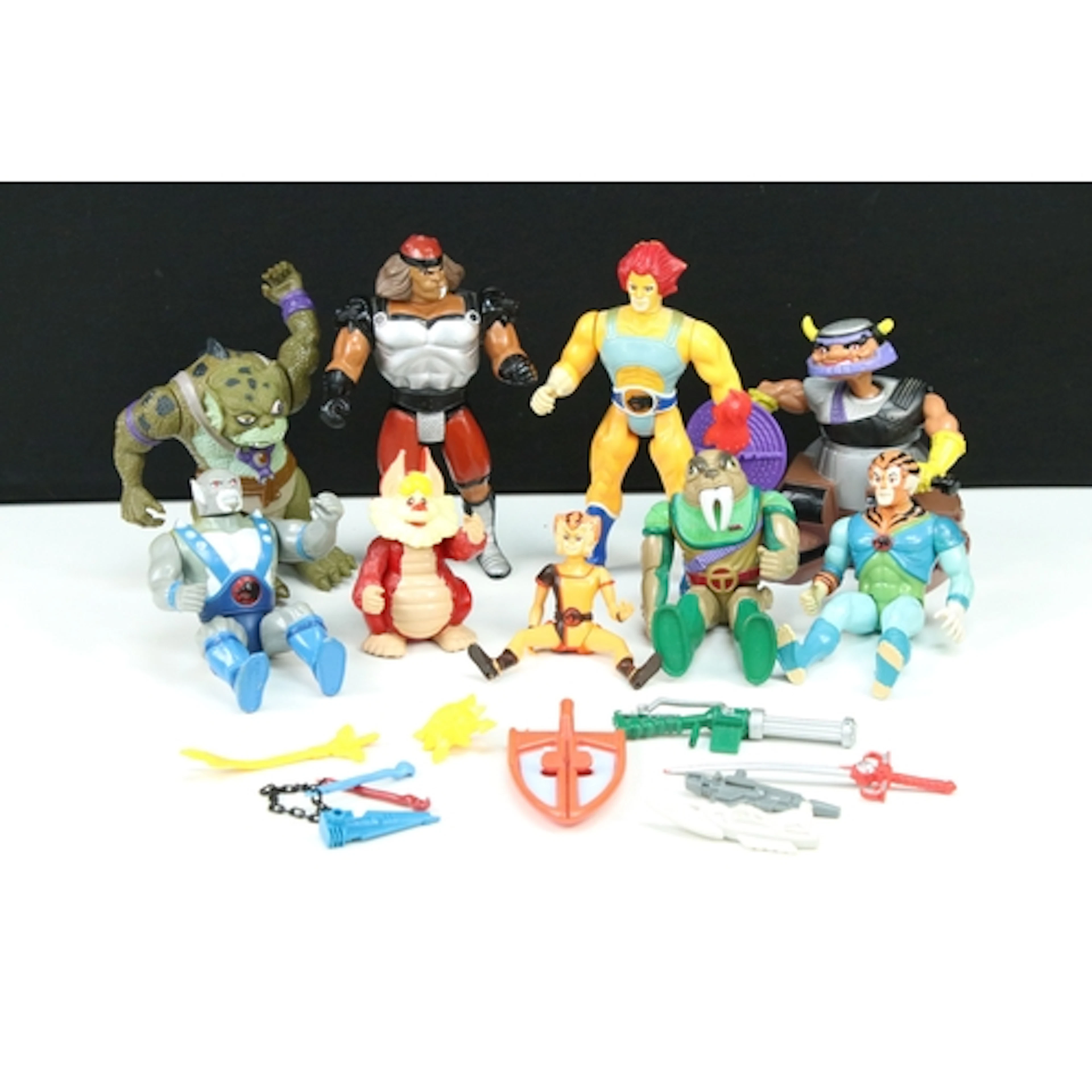 Thundercats - Nine original LJN Thundercats figures to inclu...