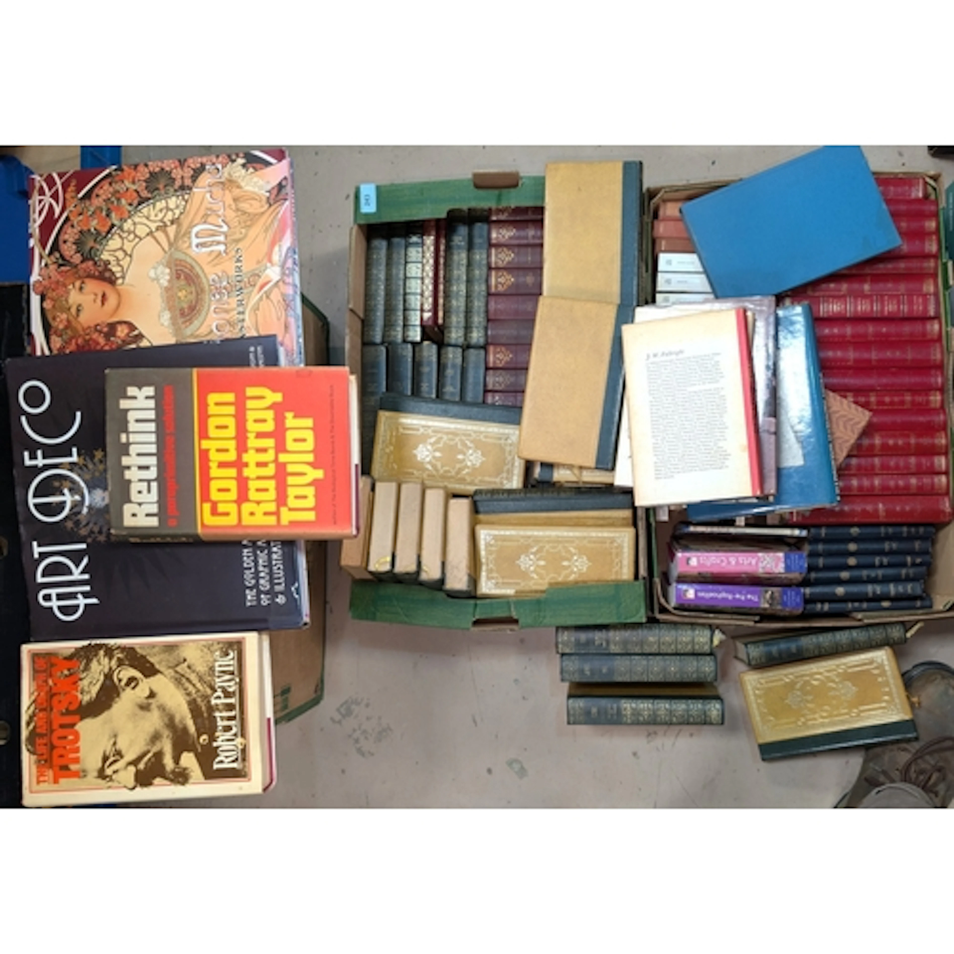 A large collection of classic novels, Art books On Alphonse ...