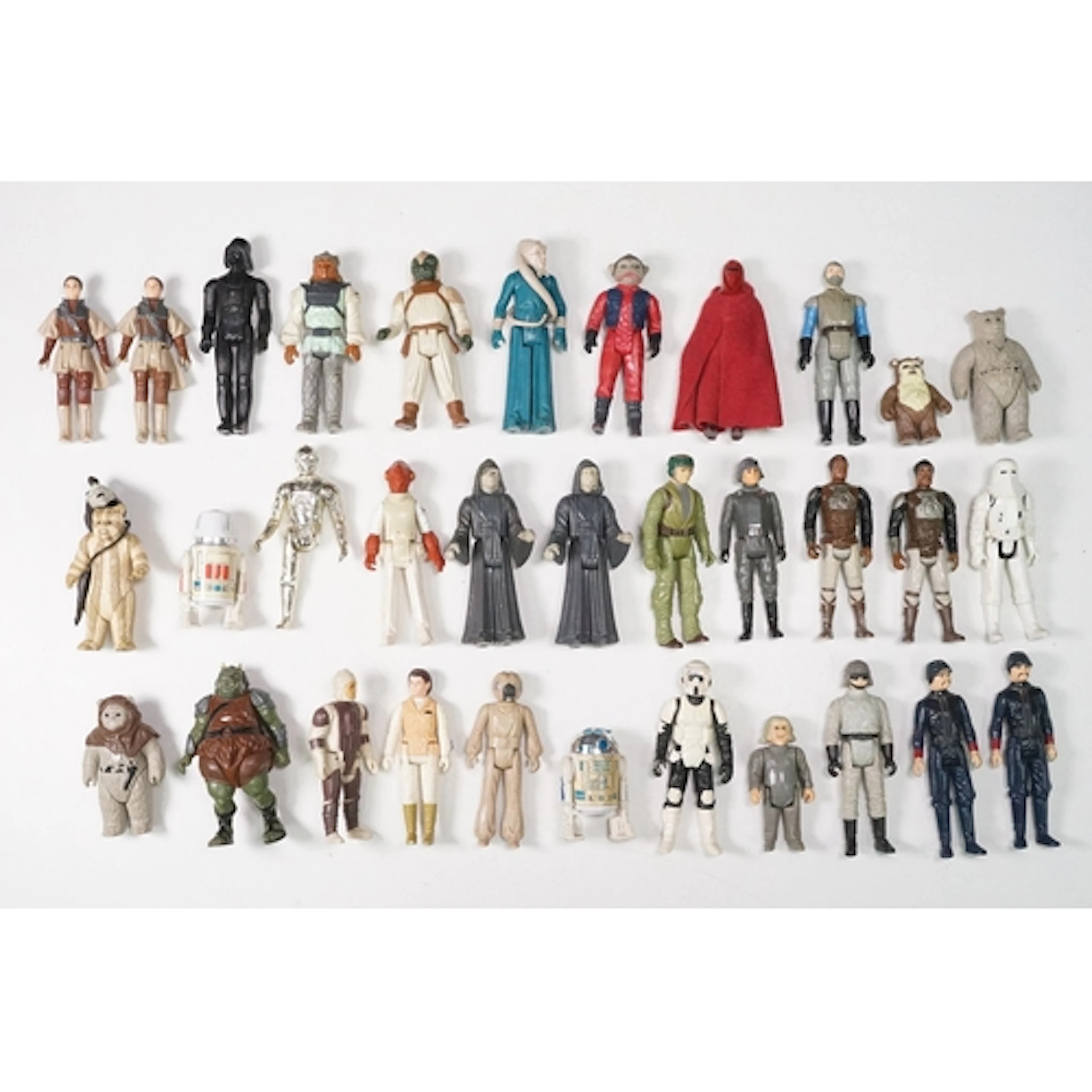 Star Wars - 32 Original Star Wars figures to include Chief C...
