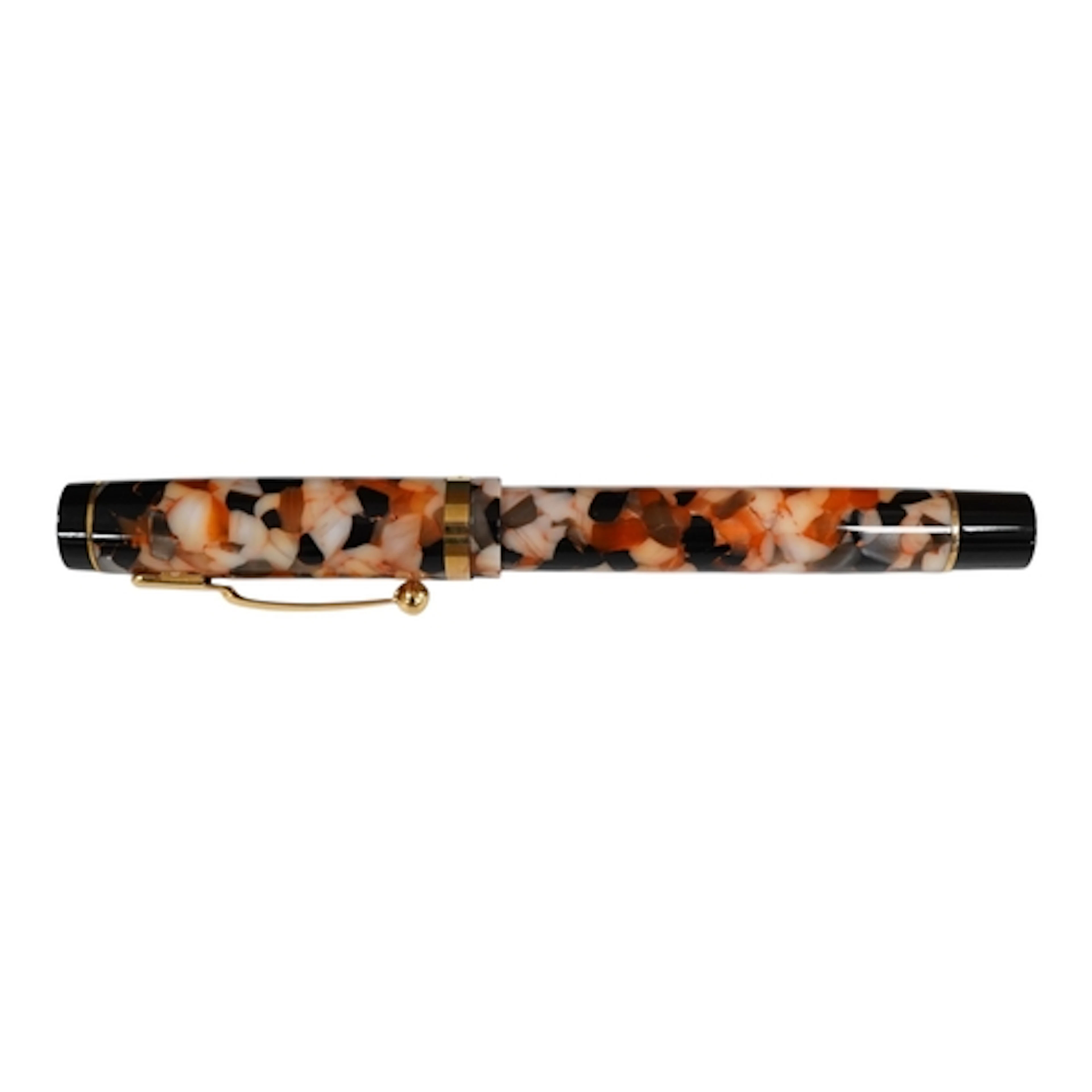 A Conway Stewart Duro fountain pen, razor shell 3/20 18k...