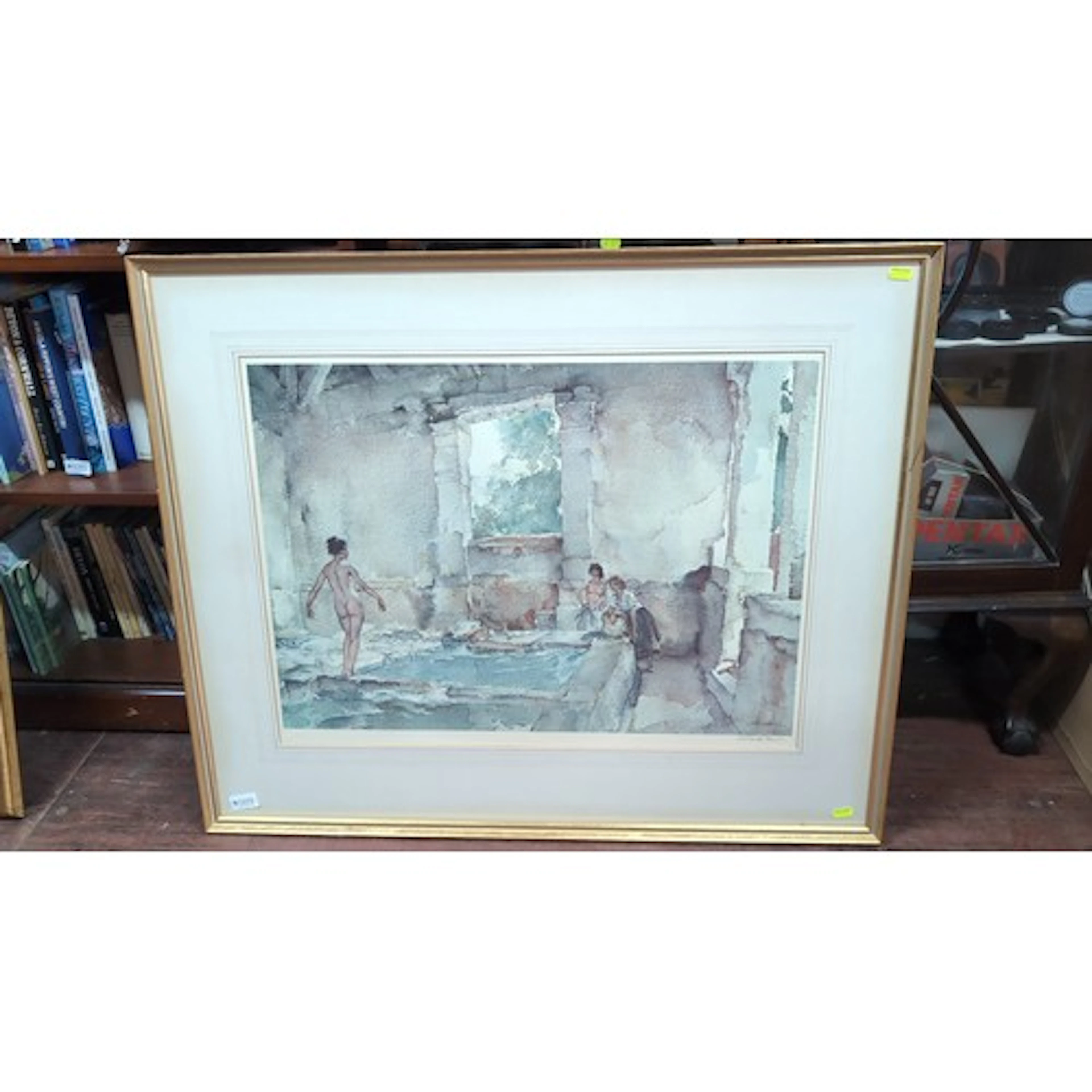 W. Russell Flint, colour print after the original, depicting...