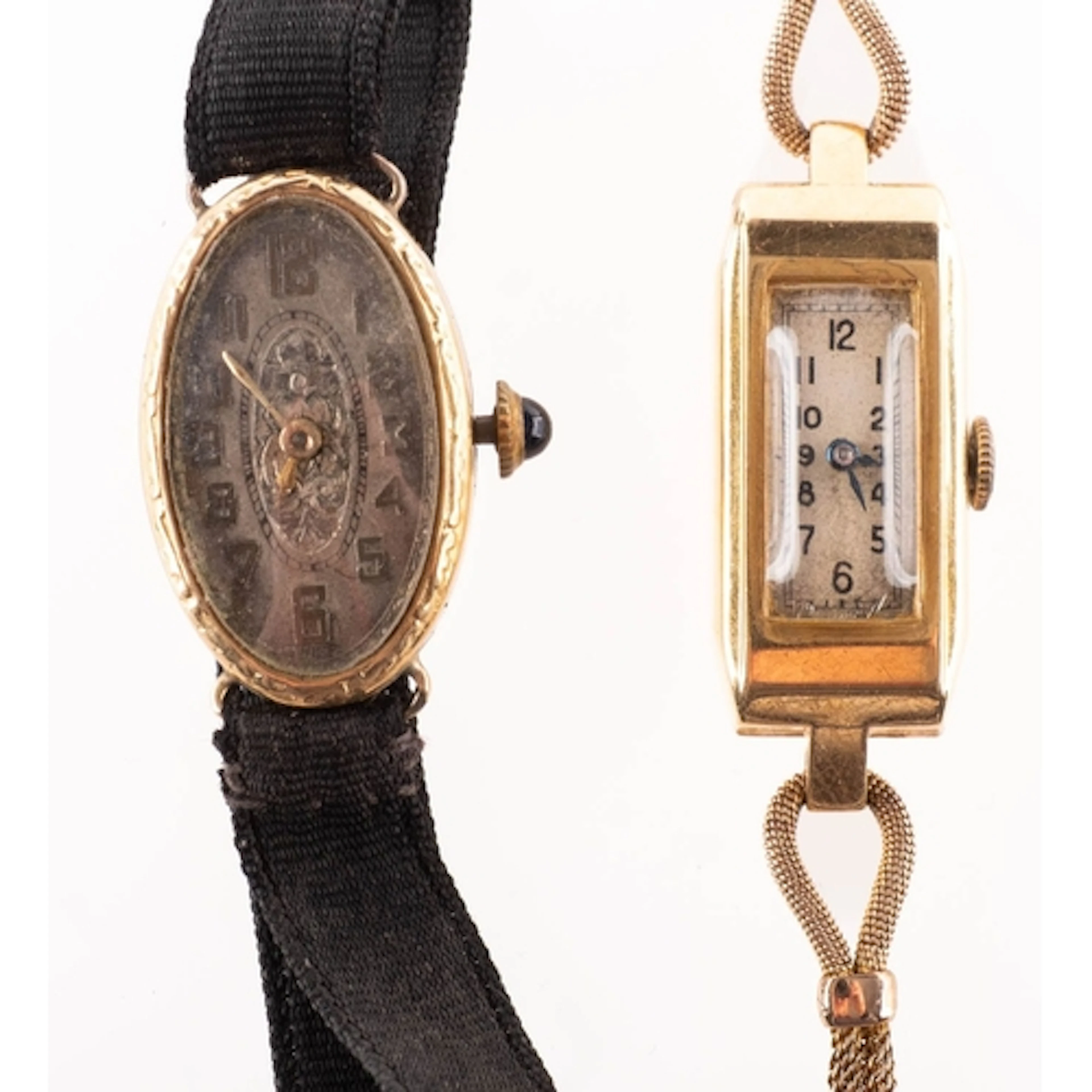 Two lady's wristwatches to include A lady's 9K gold watch th...