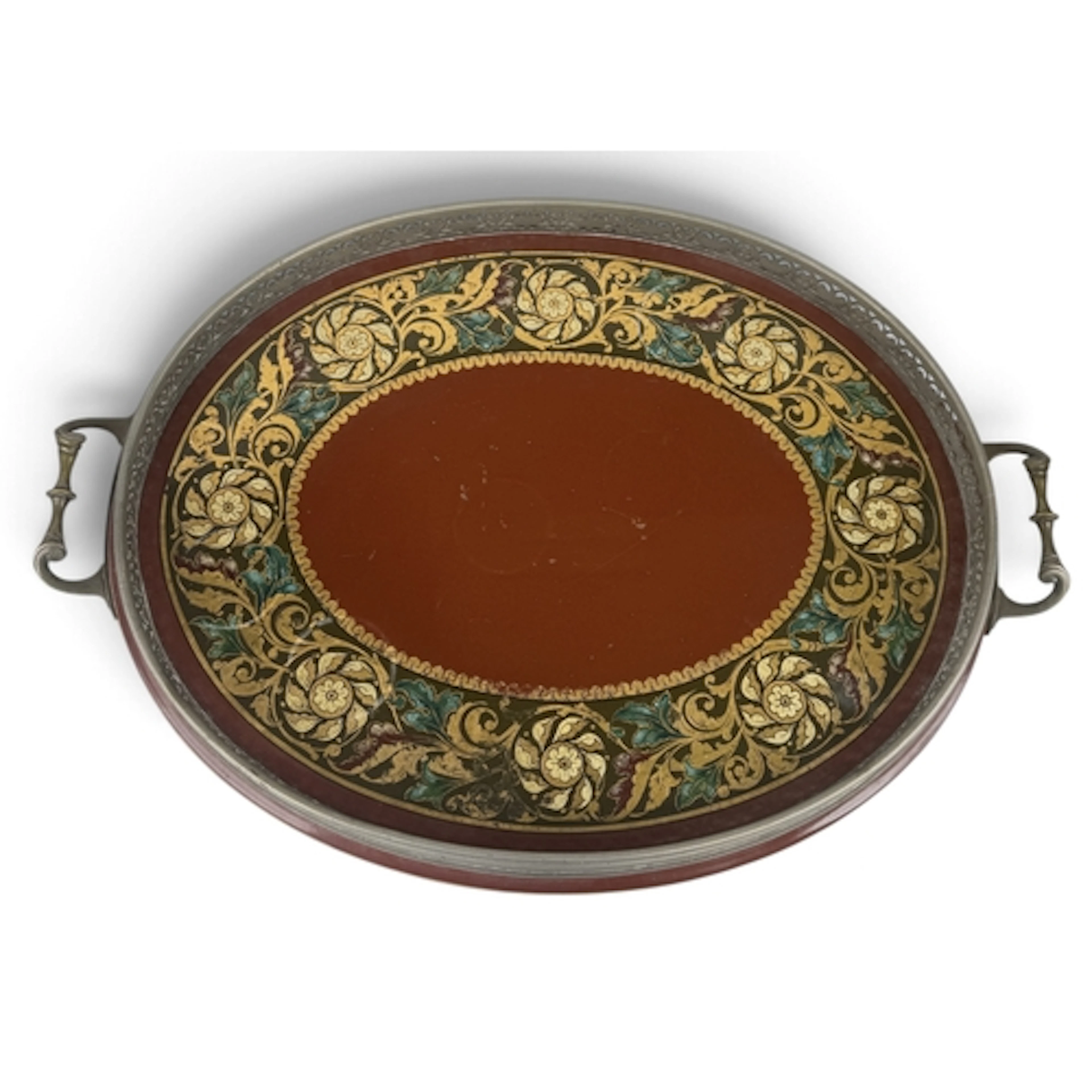 HENRY LOVERIDGE AND CO: A SILVER PLATE JAPANNED 'COMBINATION...