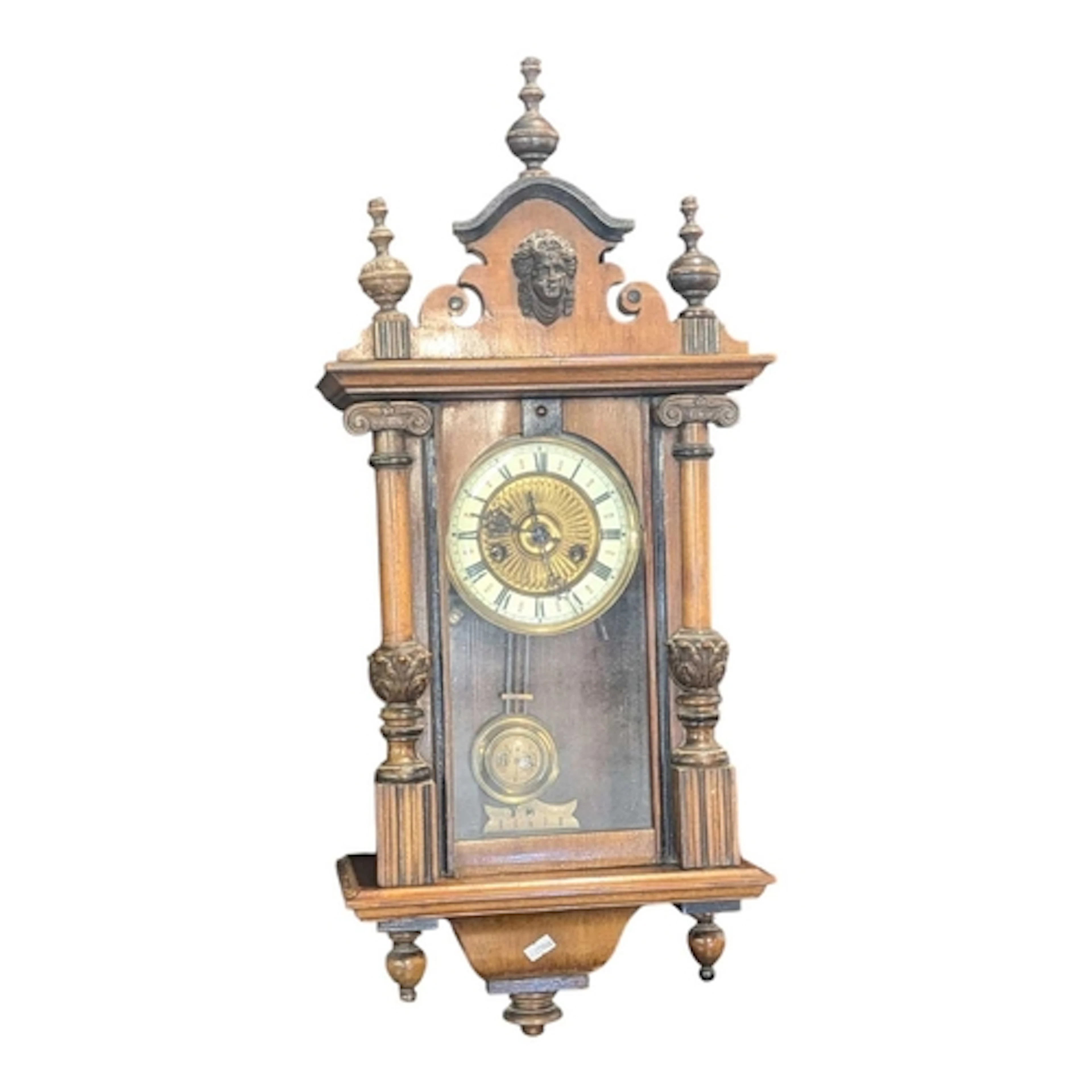 A 19th century Victorian mahogany cased Vienna regulator wal...