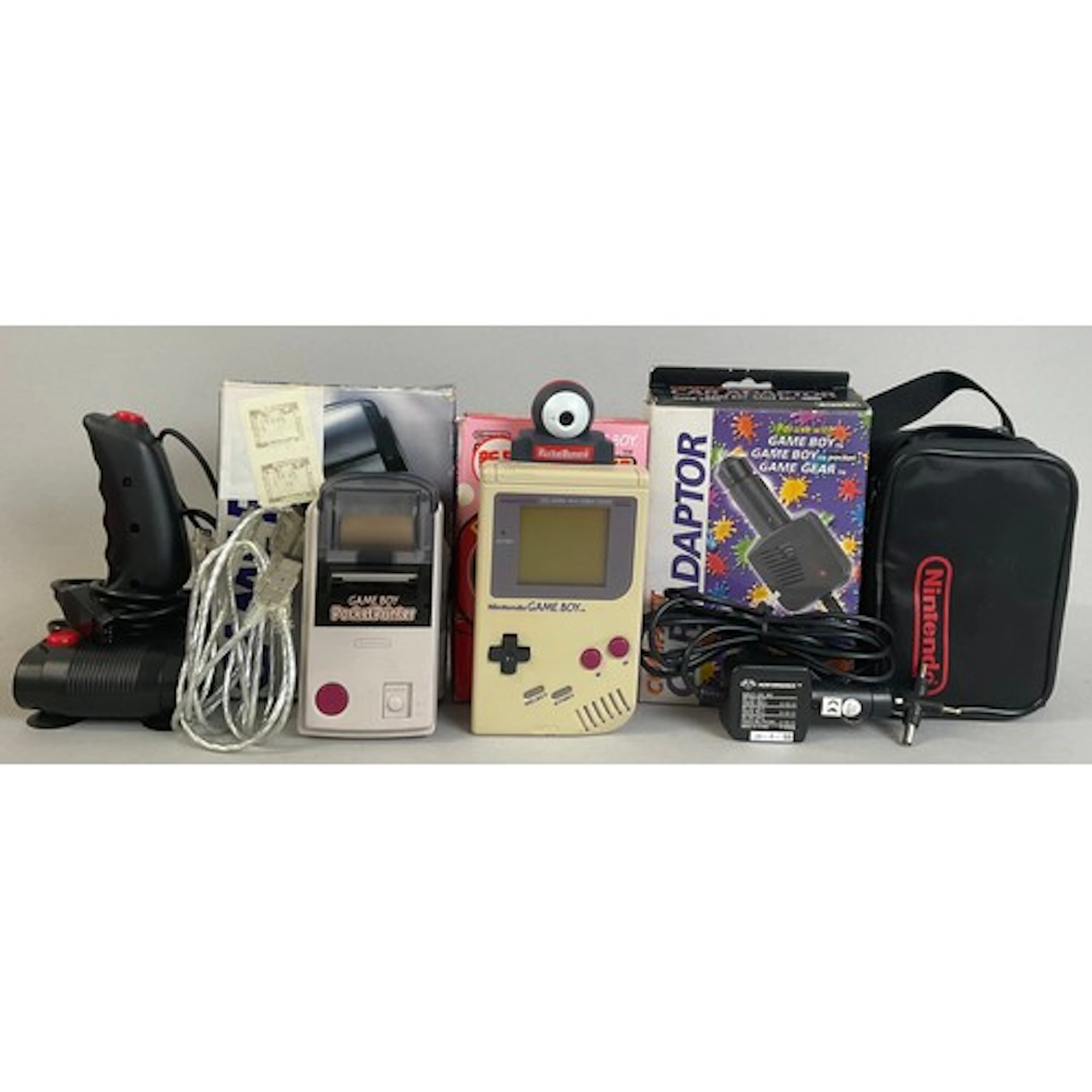 A Nintendo Game Boy with Pocket Camera, boxed; Game Boy Prin...