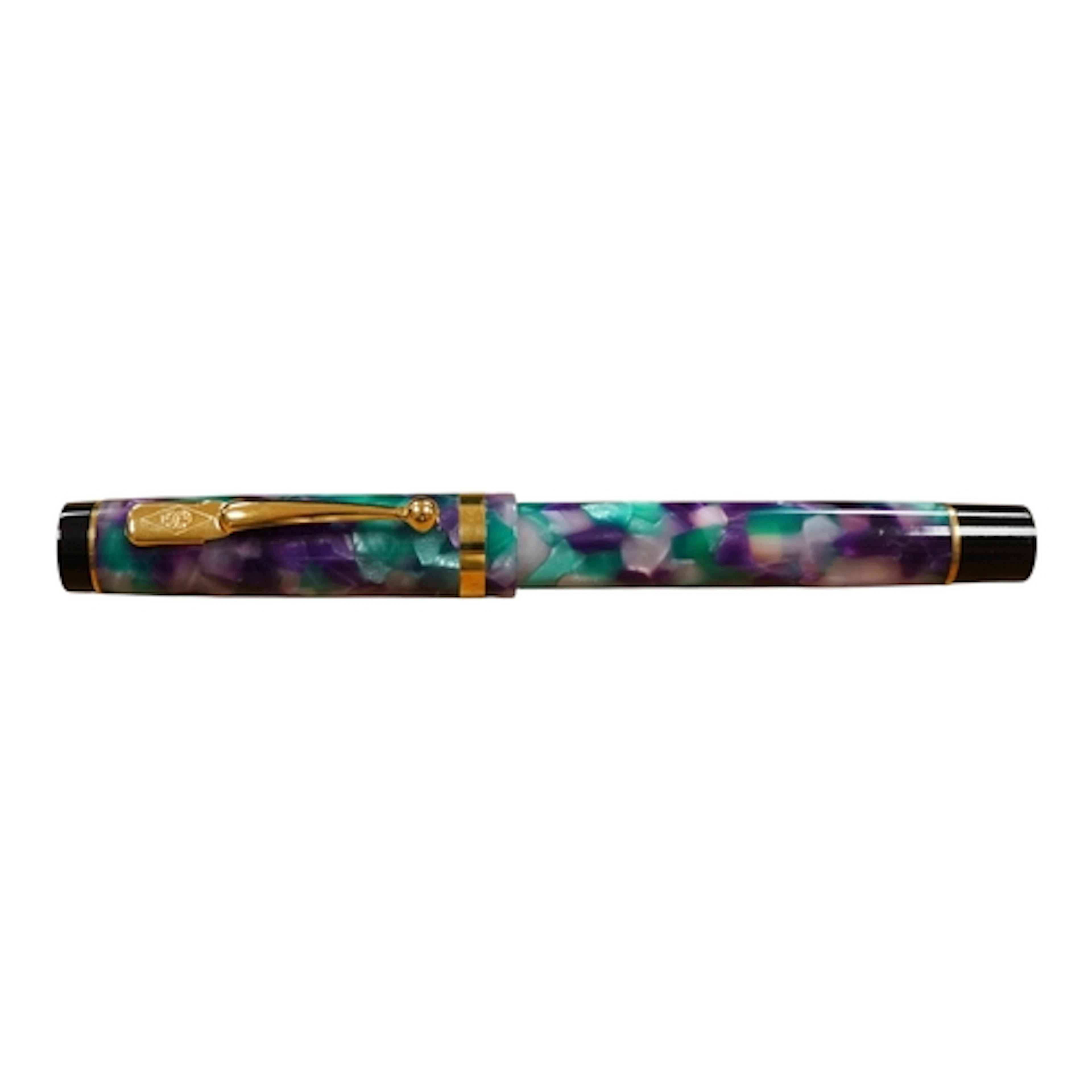 A Conway Stewart Duro fountain pen, azure 10/10 18k nib 9ct ...