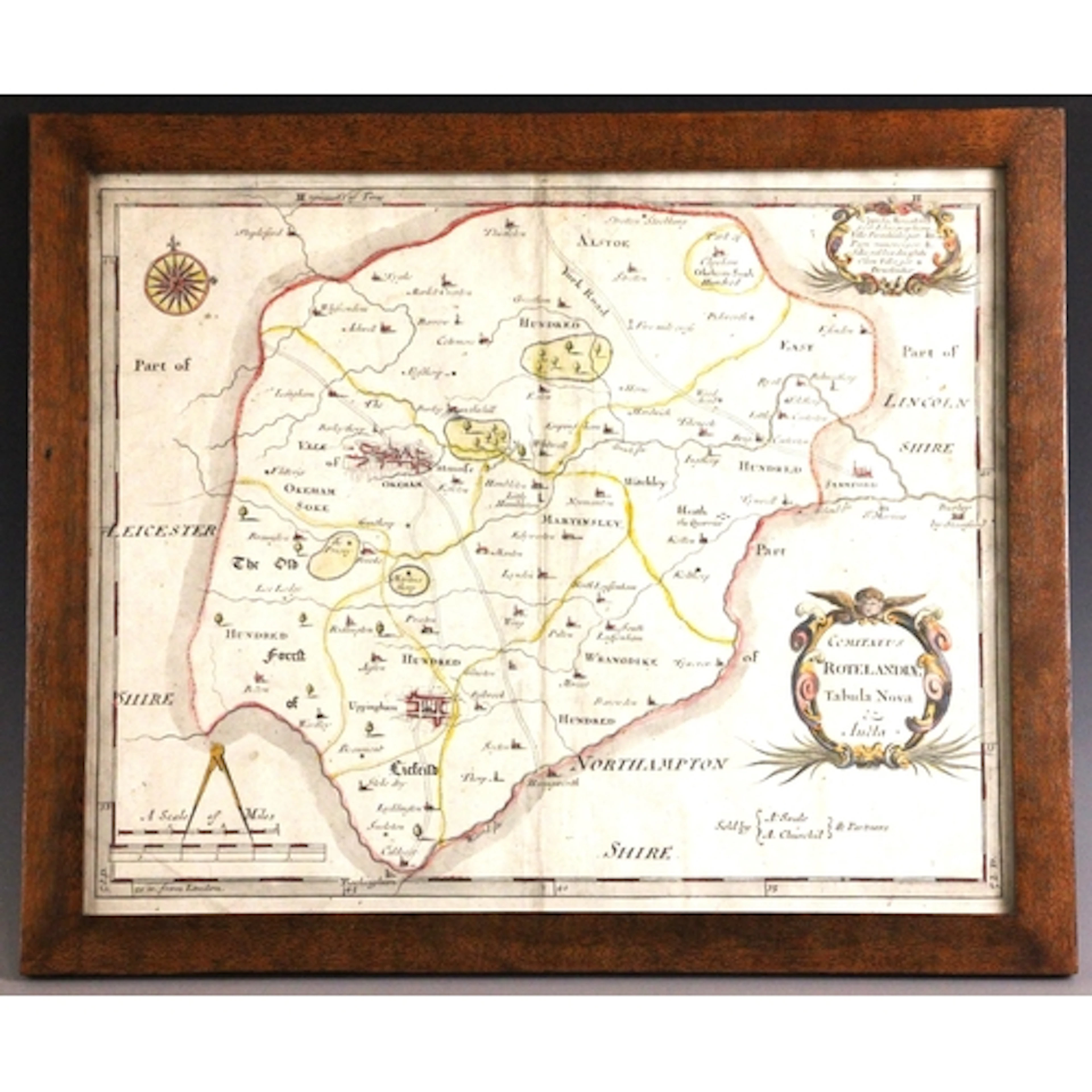 Robert Morden (British, 1650-1703), COMITATUS ROTELANDIAE TA...