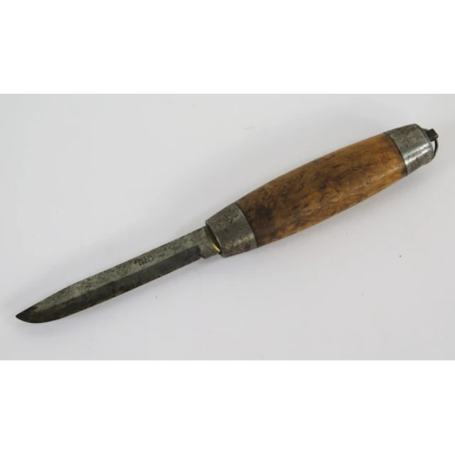 A late Victorian Scandinavian fisherman's knife with folding...