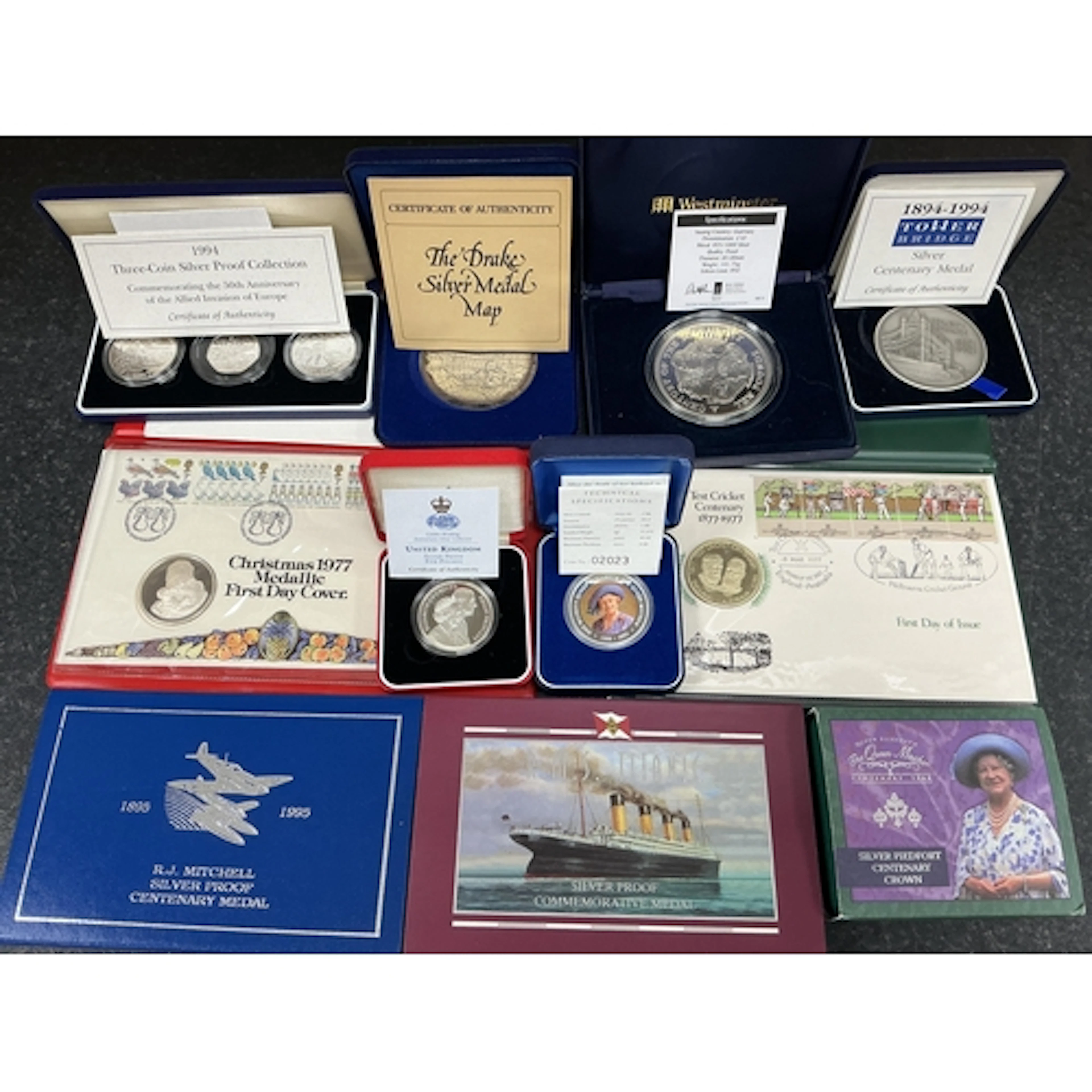 British silver coins, Elizabeth II, comprising Westminster G...