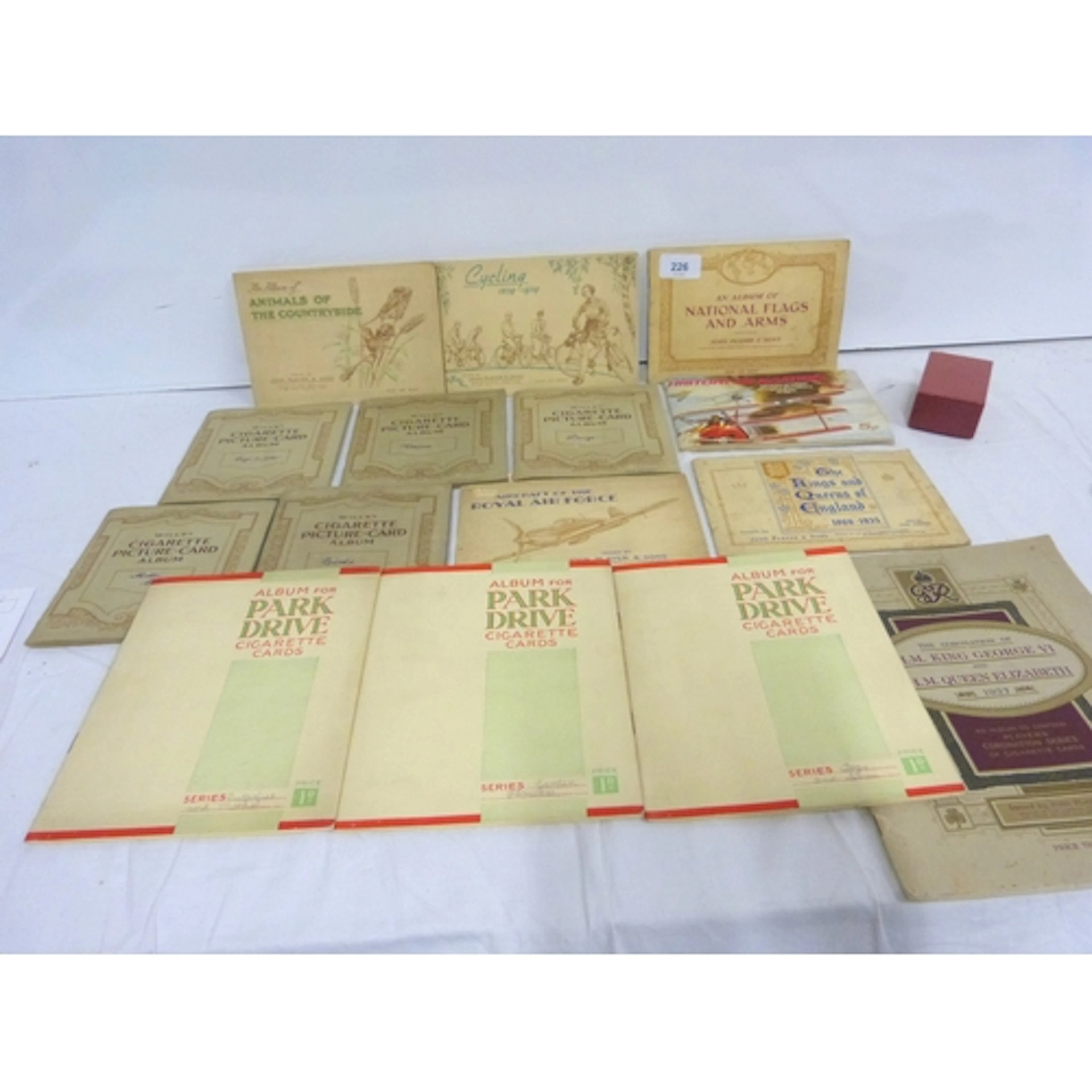 Collection of vintage cigarette cards to include players, Pa...