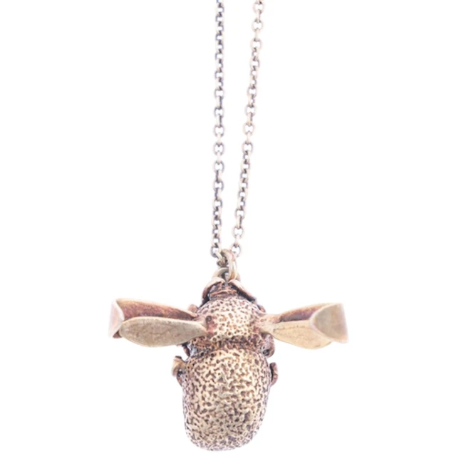 ALEX MONROE - a century sterling silver-gilt bumblebee penda...