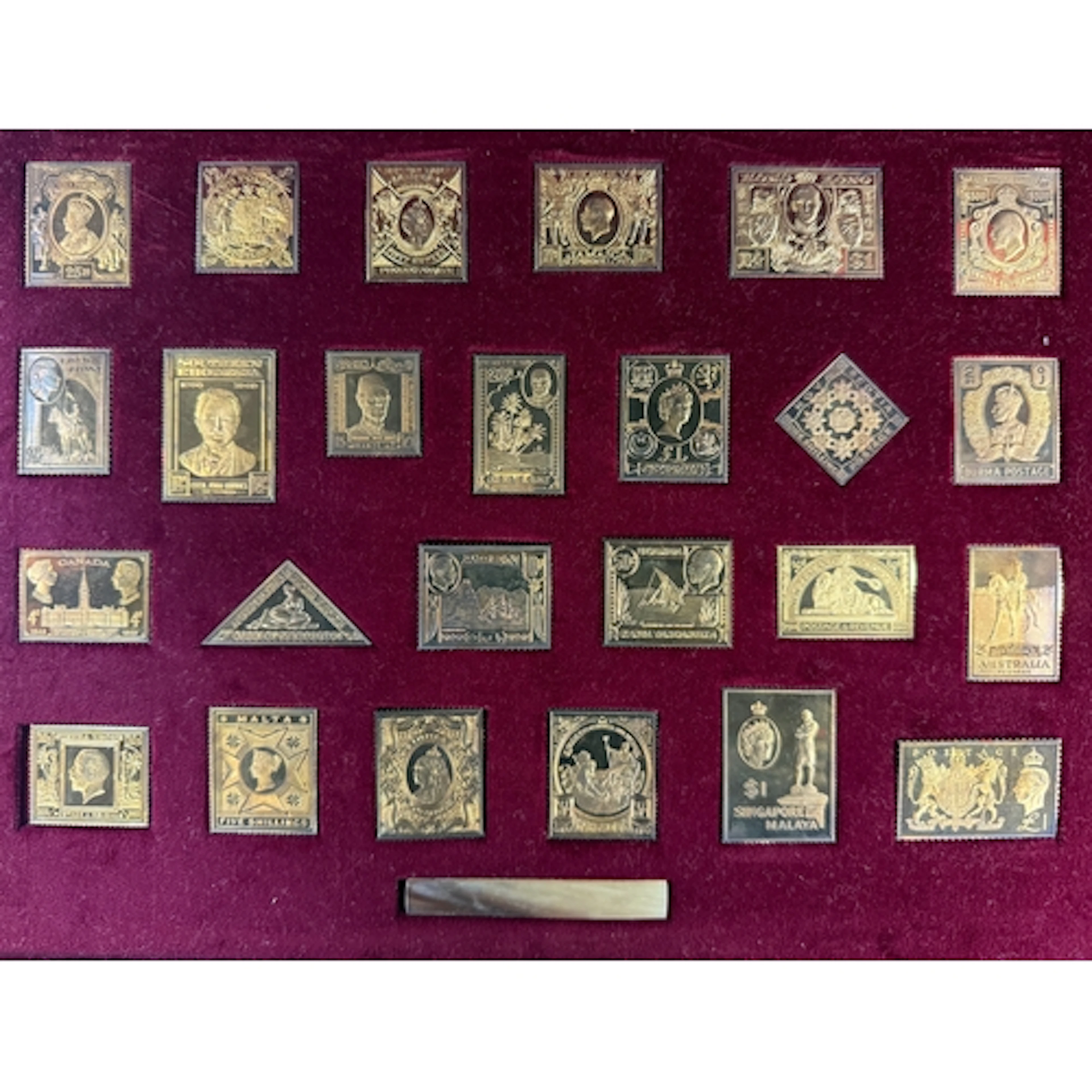 The Empire Collection, comprising of twenty-five silver gilt...