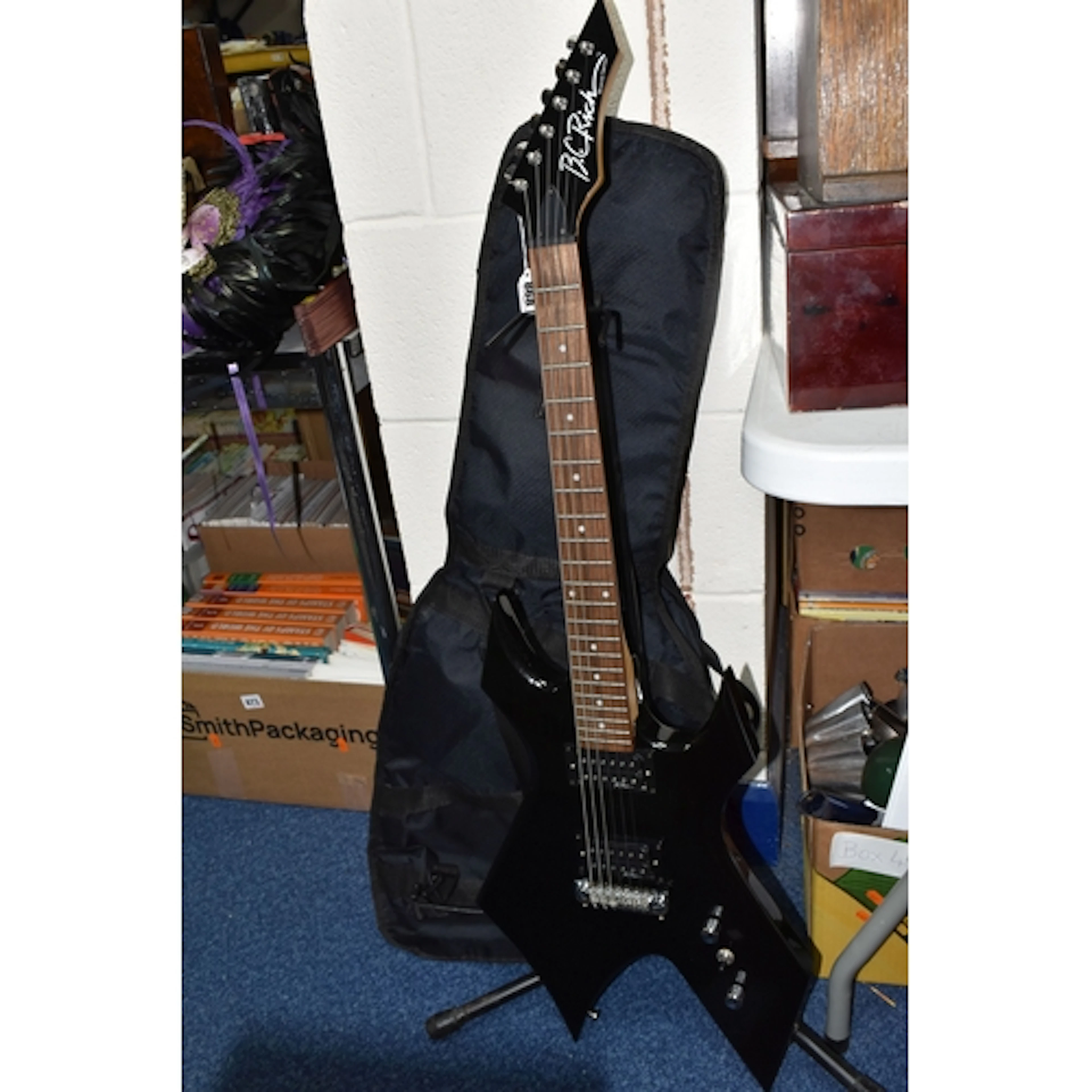 B. C. RICH WARLOCK ELECTRIC GUITAR, bronze series, serial no...