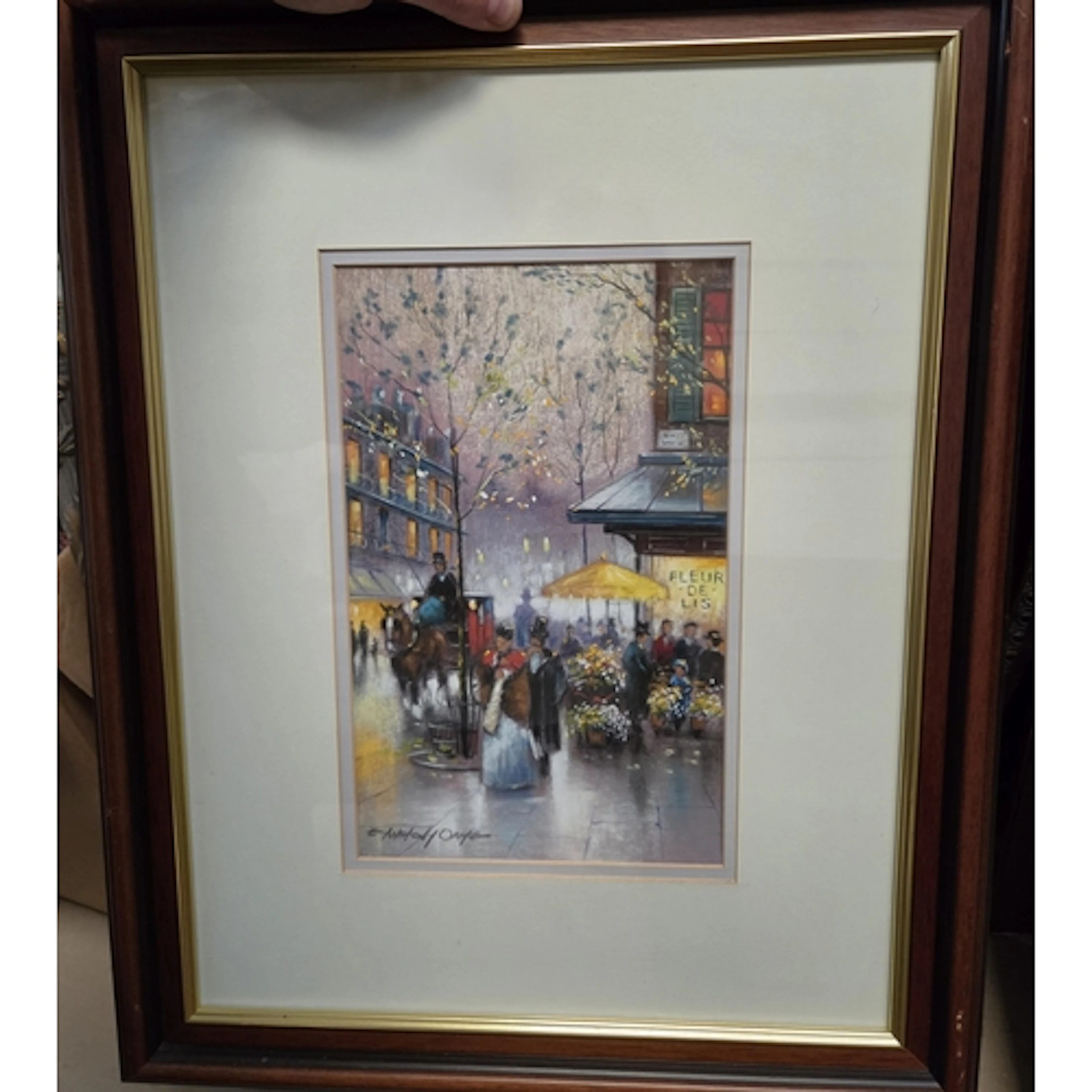 Anthony Orme, Edwardian Street Market, water colour signed, ...
