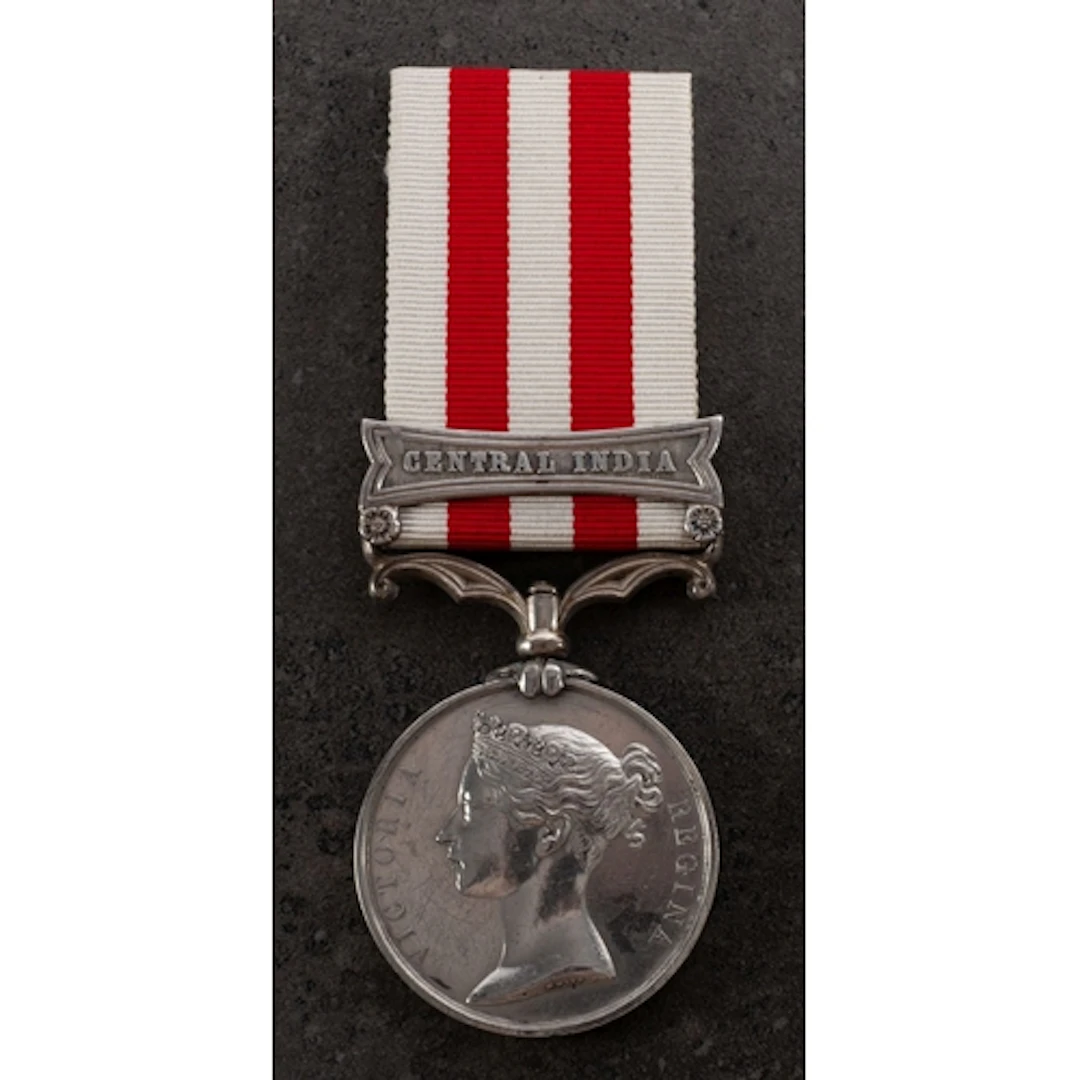 A Victorian India Mutiny Medal to 'Pte. W Skinner 14th Ligh...
