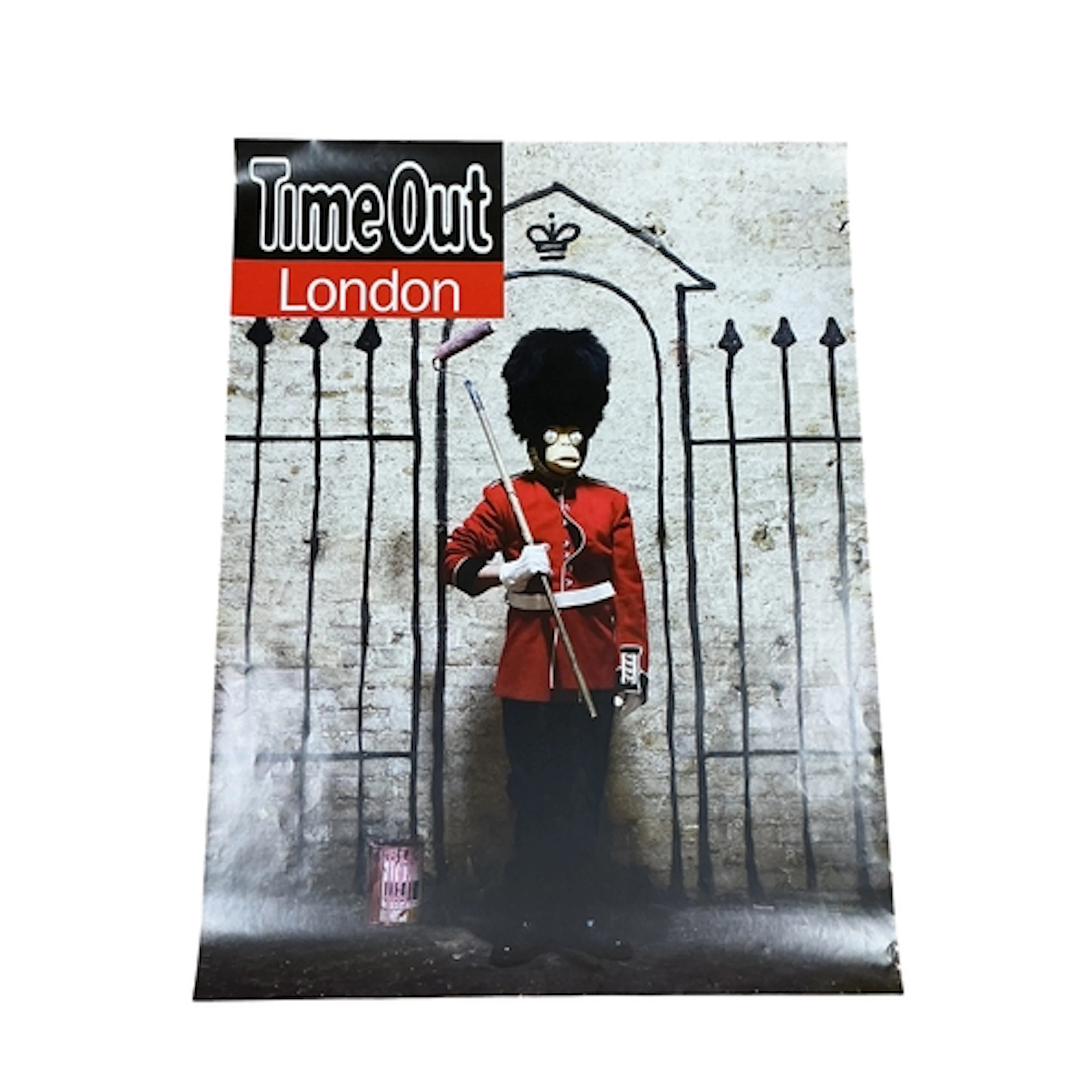 Banksy, a 2010 Time Out print of 'London', 68 x 51cm, with t...