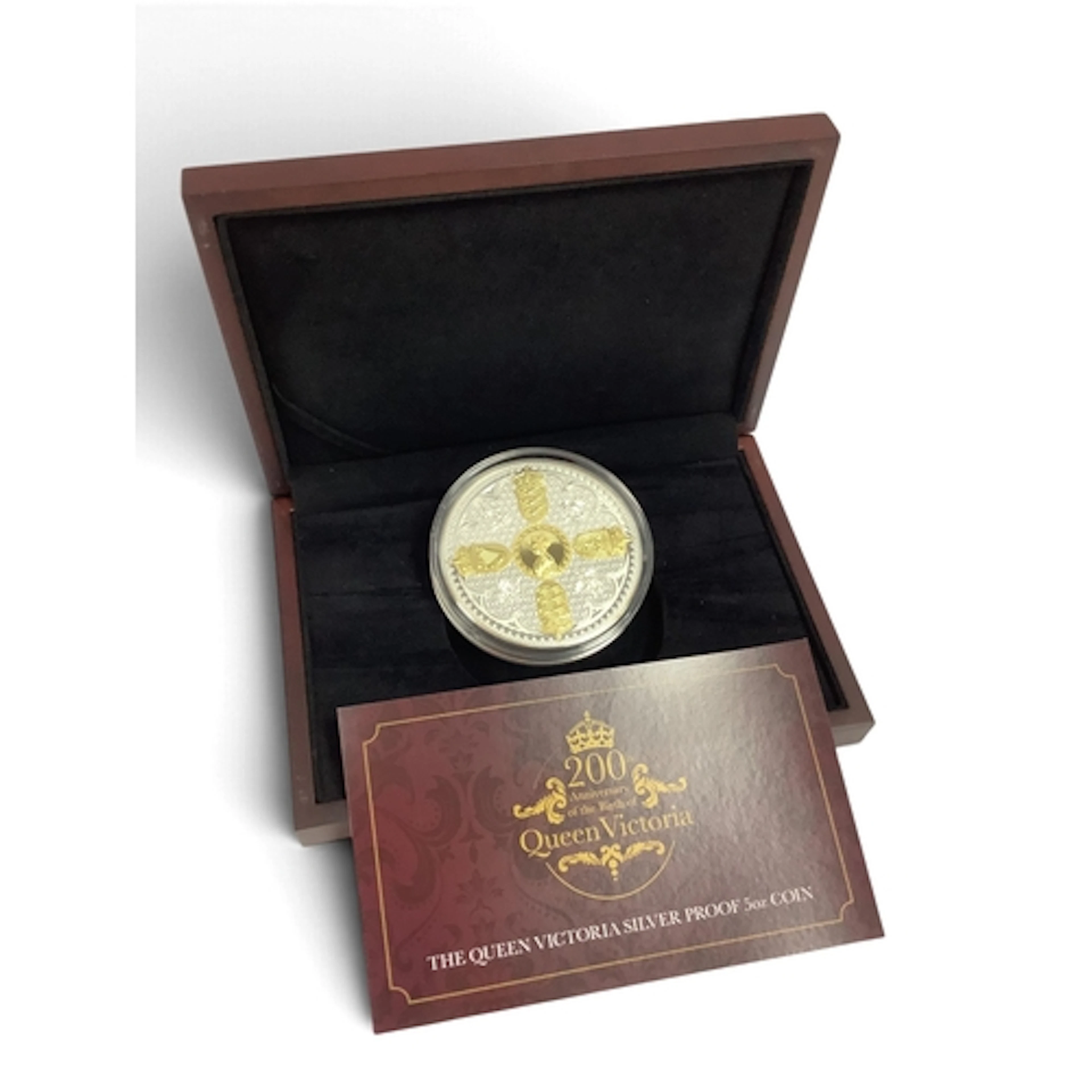 2019 Guernsey Fine Silver Proof Five Ounce £10 Coin, 200th A...