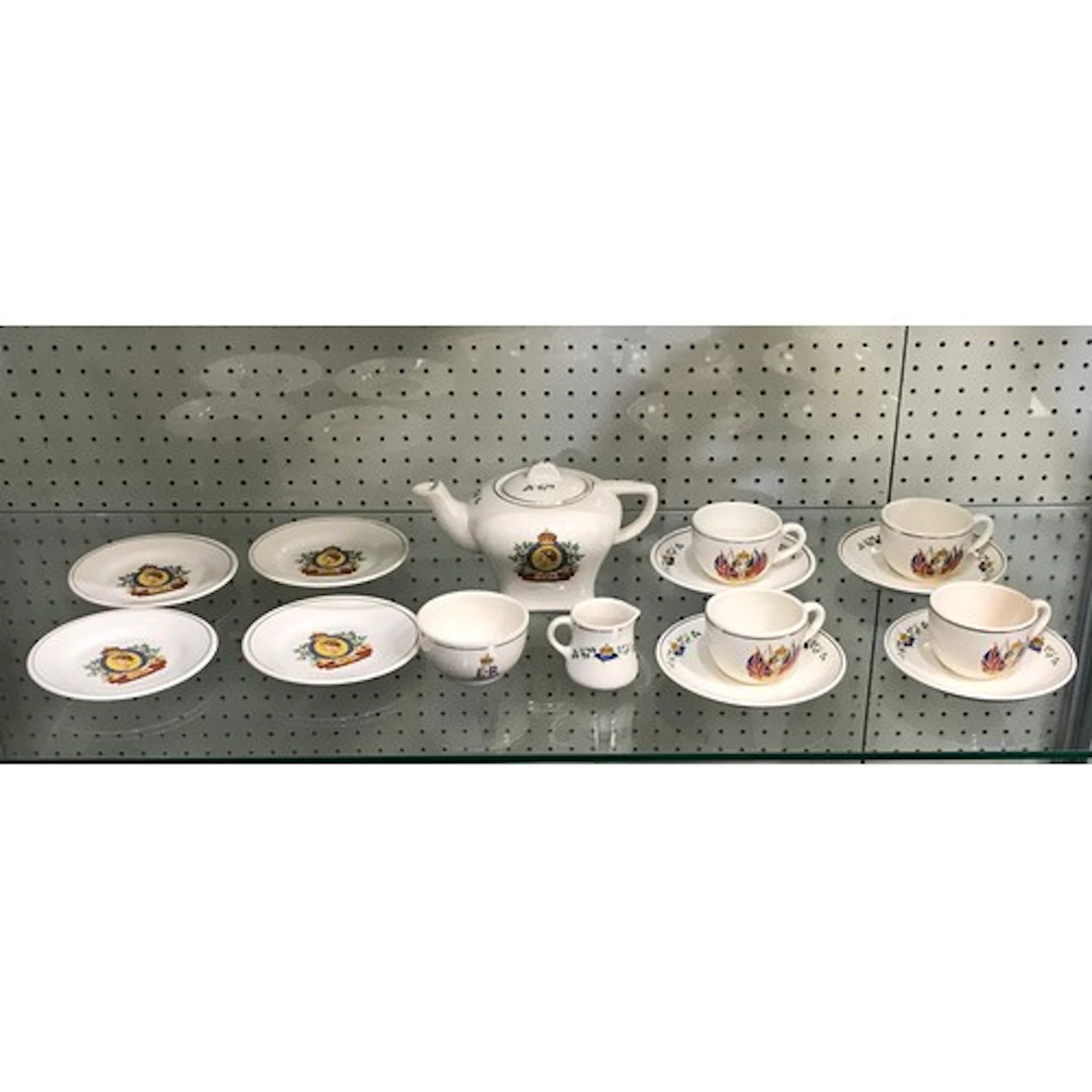 A Corona 1953 coronation commemorative childs' toy teaset.