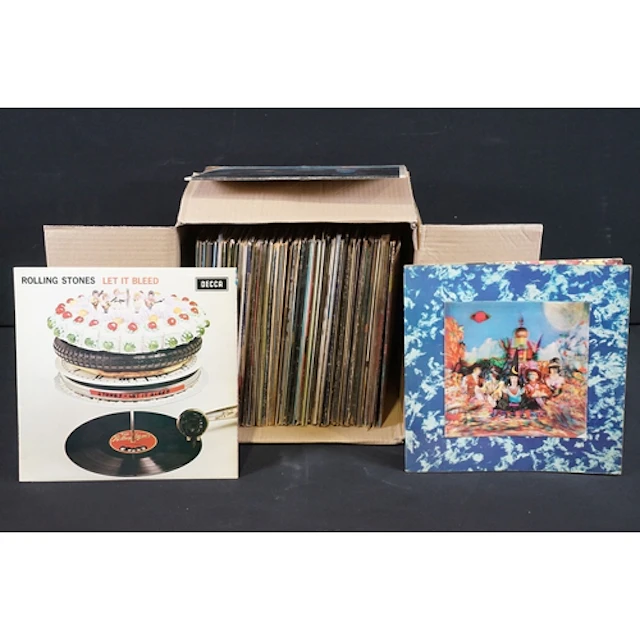 Vinyl - Over 80 Rock & Pop LPs to include The Rolling Stones...