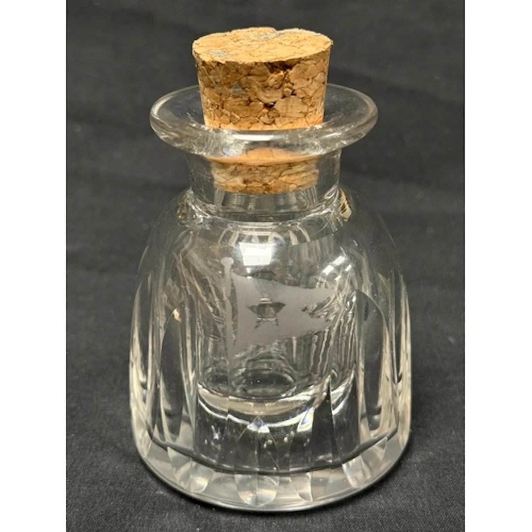 White Star Line: White Star Line: Unusual crystal inkwell w...